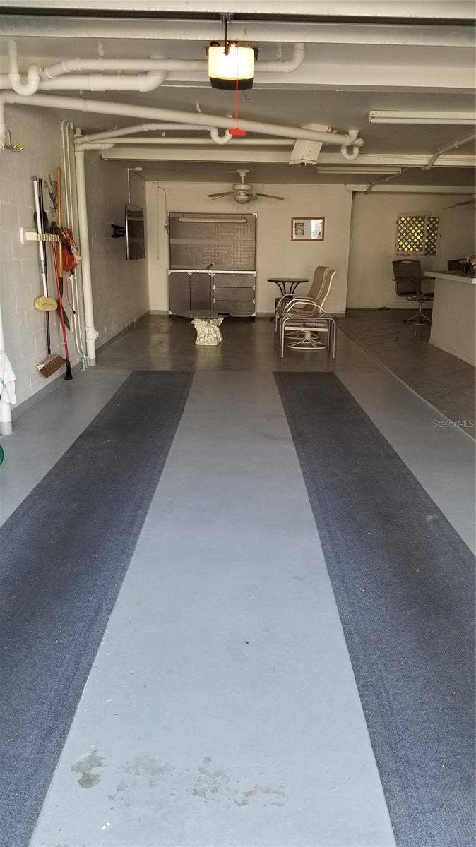 Garage area