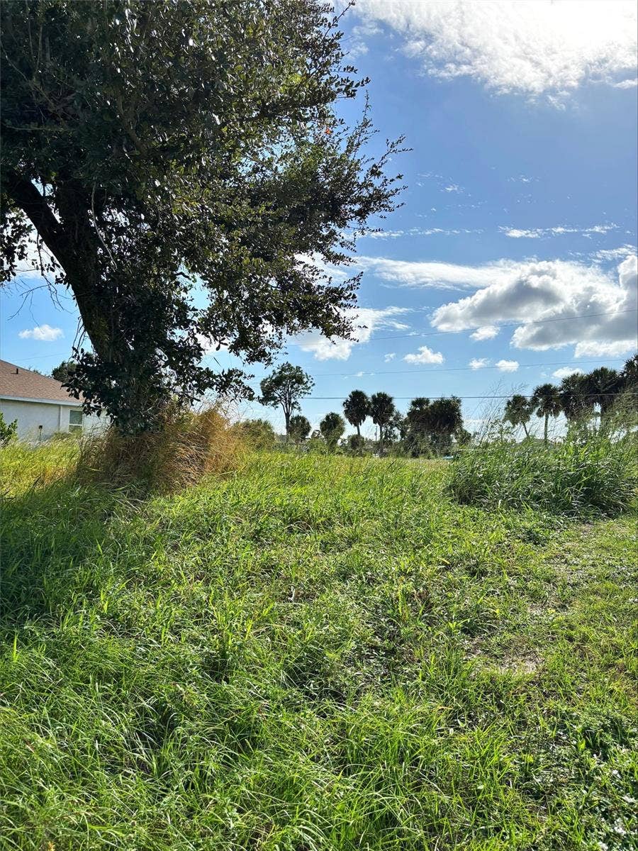 57 PINE VALLEY LANE, Rotonda West, FL 33947 Looking from back of Lot