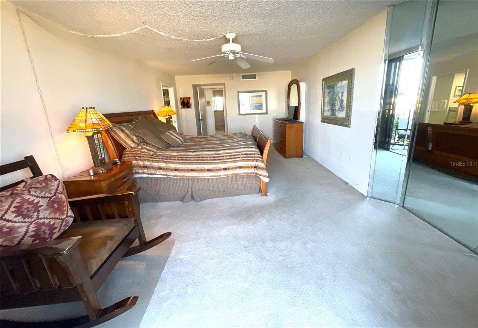 1290 GULF BOULEVARD, #302, Clearwater, FL 33767 Looking in from Primary Balcony