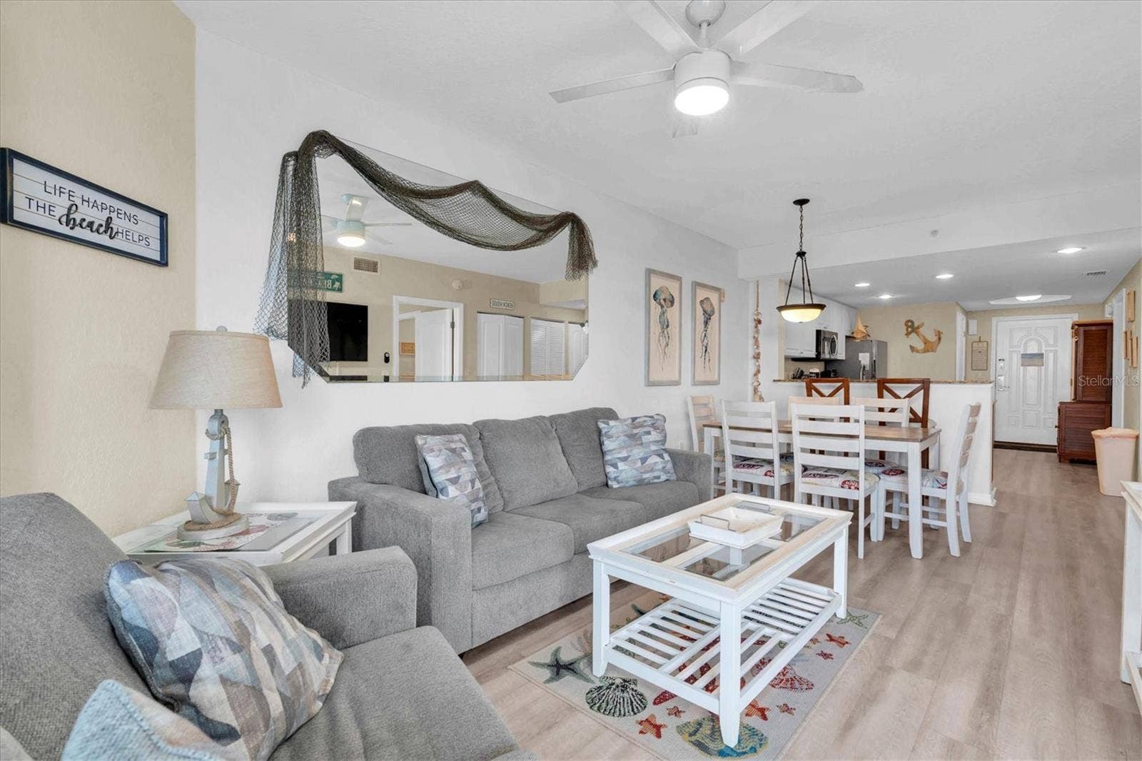 12000 GULF BOULEVARD, #207N, Treasure Island, FL 33706 living/dining