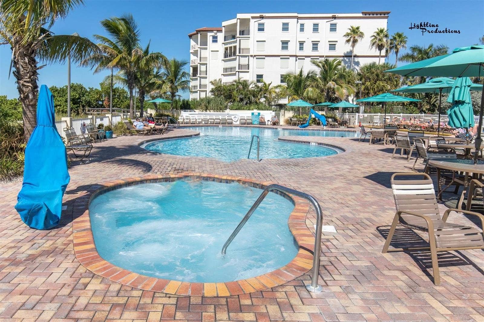 12000 GULF BOULEVARD, #207N, Treasure Island, FL 33706 spa and main pool
