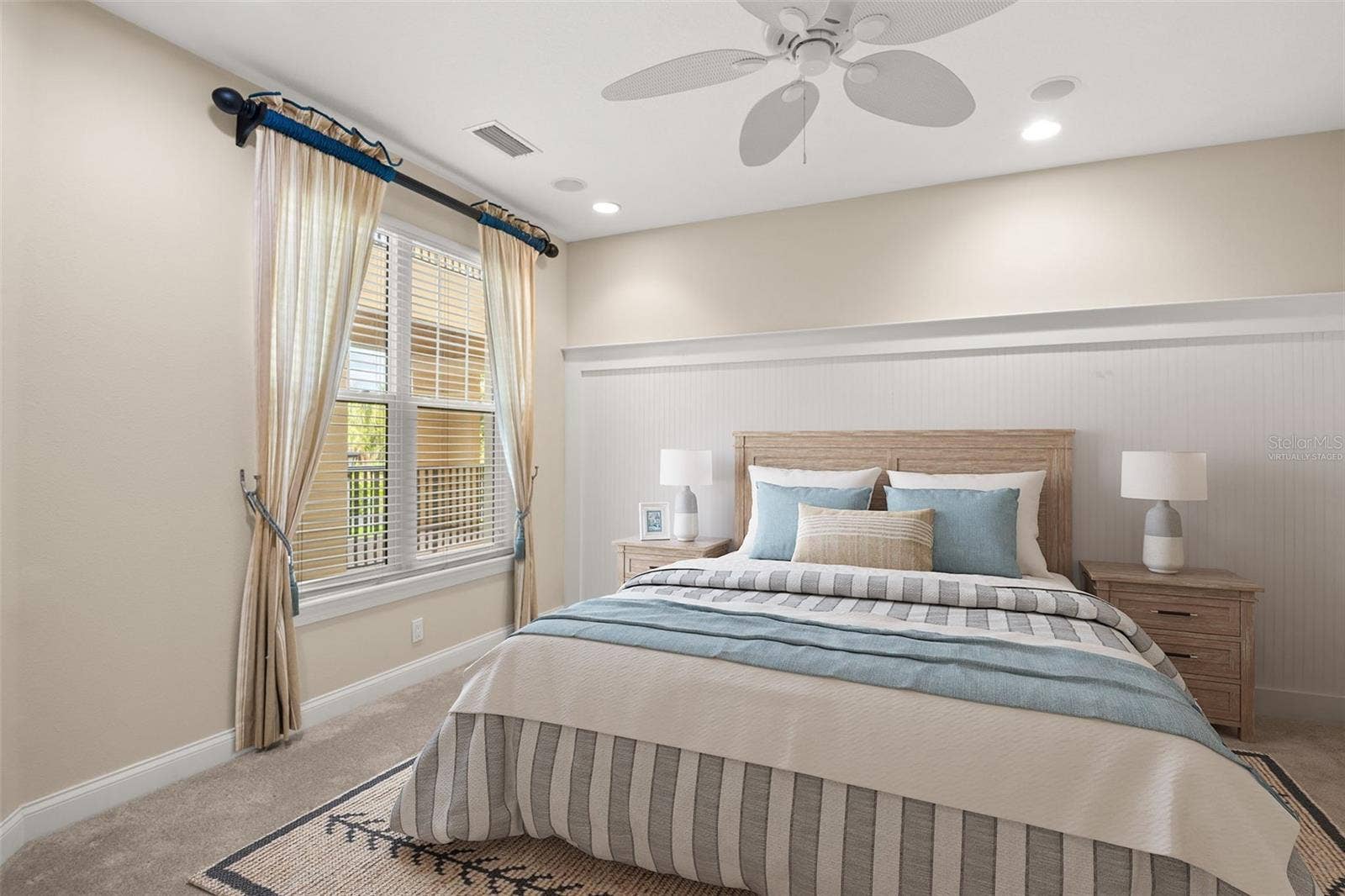 8 ACADEMY WAY S, #123, St Petersburg, FL 33711 Virtually staged; Large Guest Bedroom with walk-in closet.
