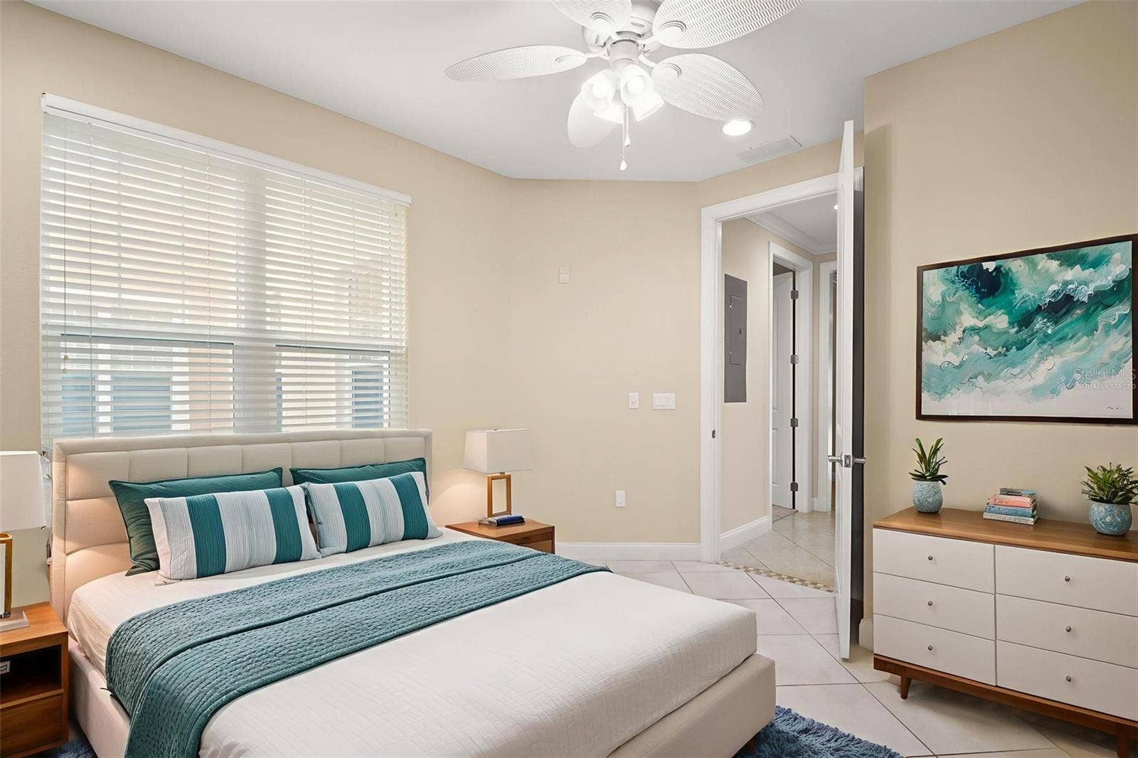 8 ACADEMY WAY S, #123, St Petersburg, FL 33711 Virtually staged; Guest Bedroom #3 also with walk-in closet (a walk-in closet in every bedroom).
