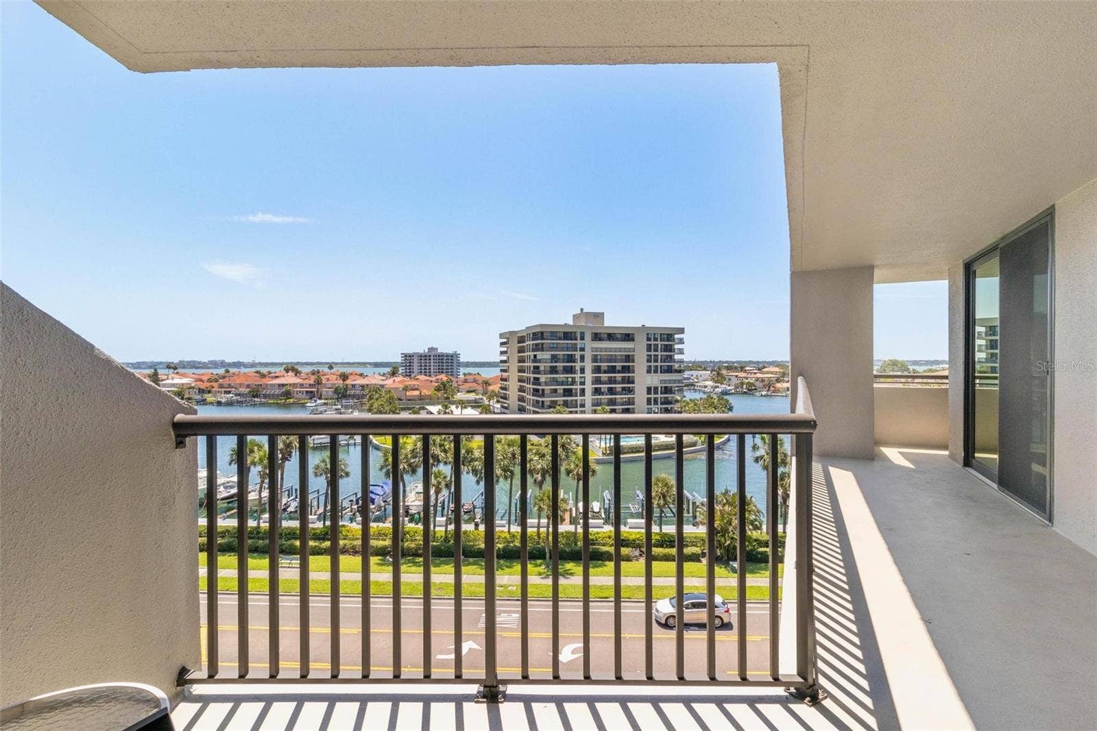 1660 GULF BOULEVARD, #607, Clearwater Beach, FL 33767 water views from private balcony