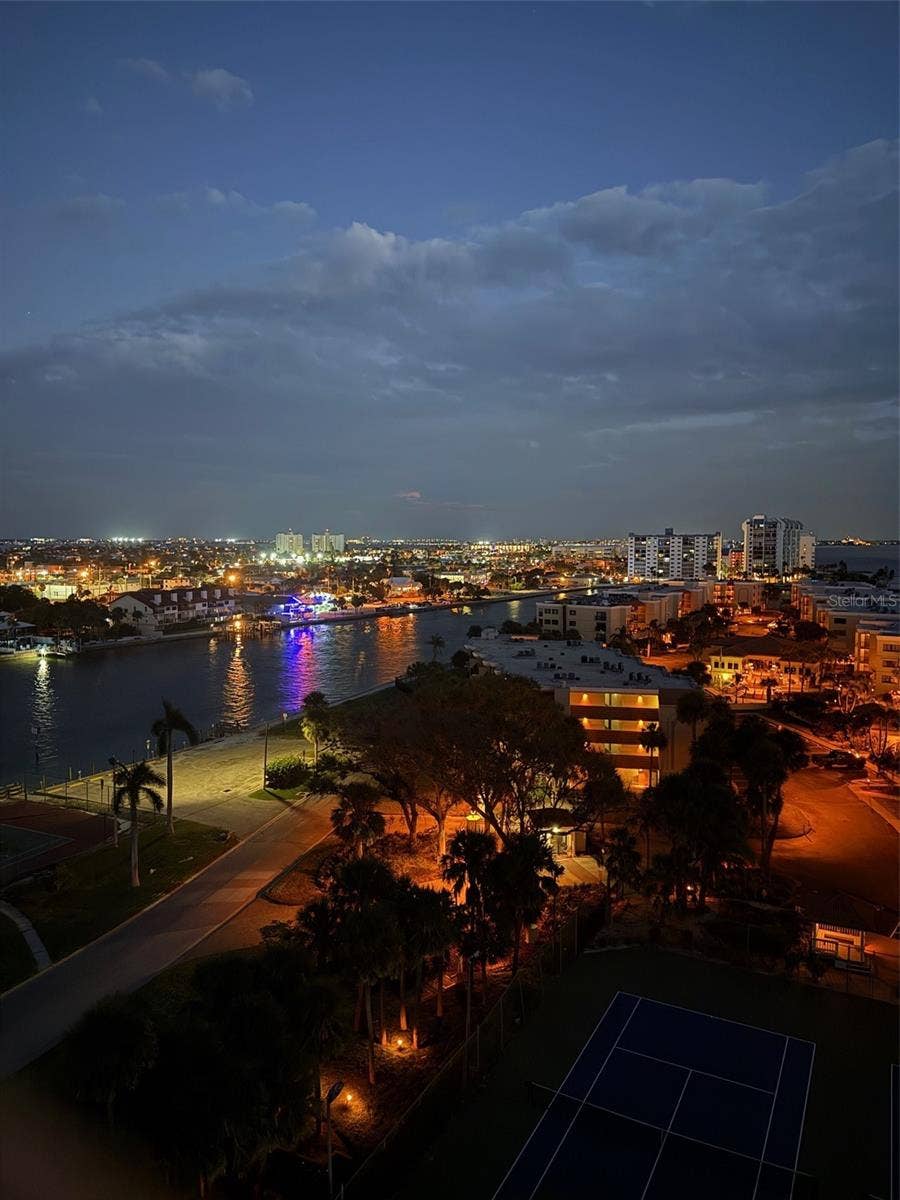 Night view from the balcony