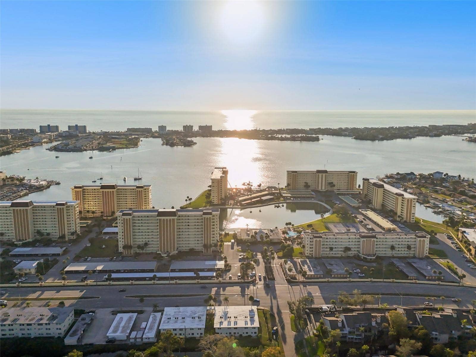 4565 DUHME ROAD, #203, St Petersburg, FL 33708 Intercoastal view from above