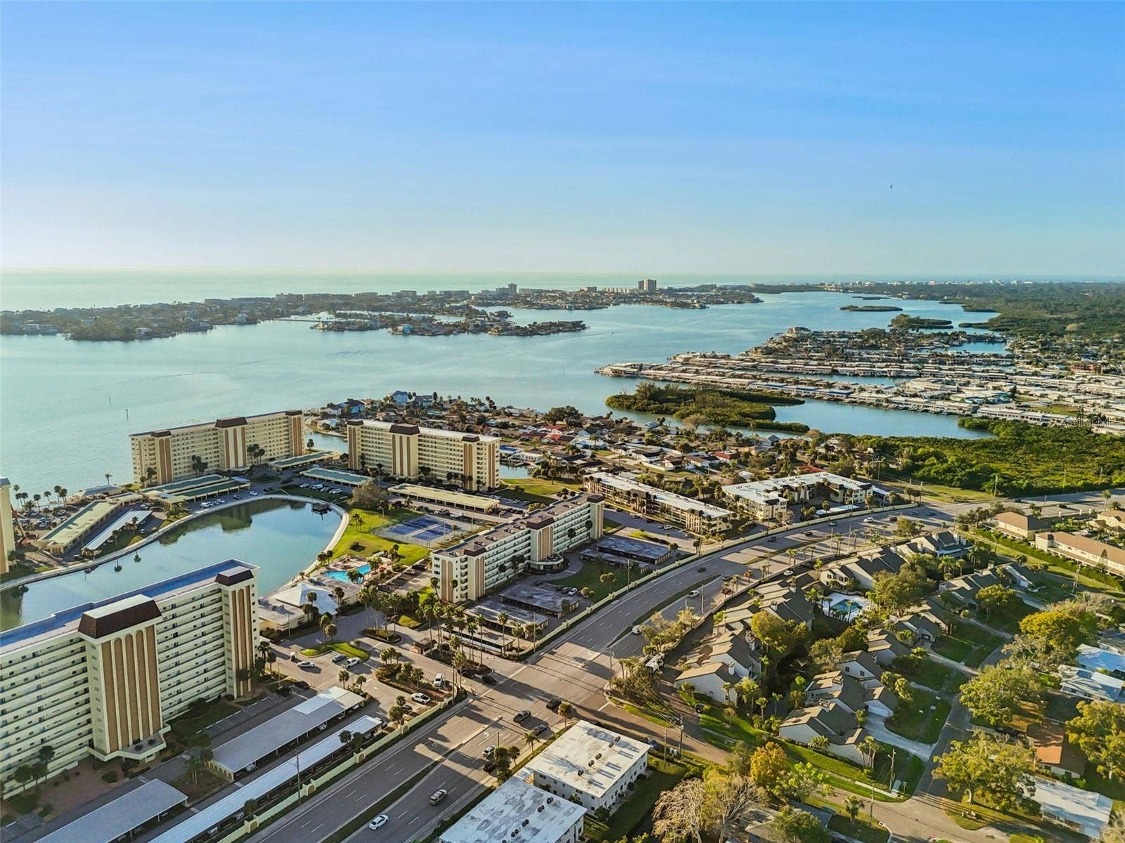 4565 DUHME ROAD, #203, St Petersburg, FL 33708 Intercoastal view from above
