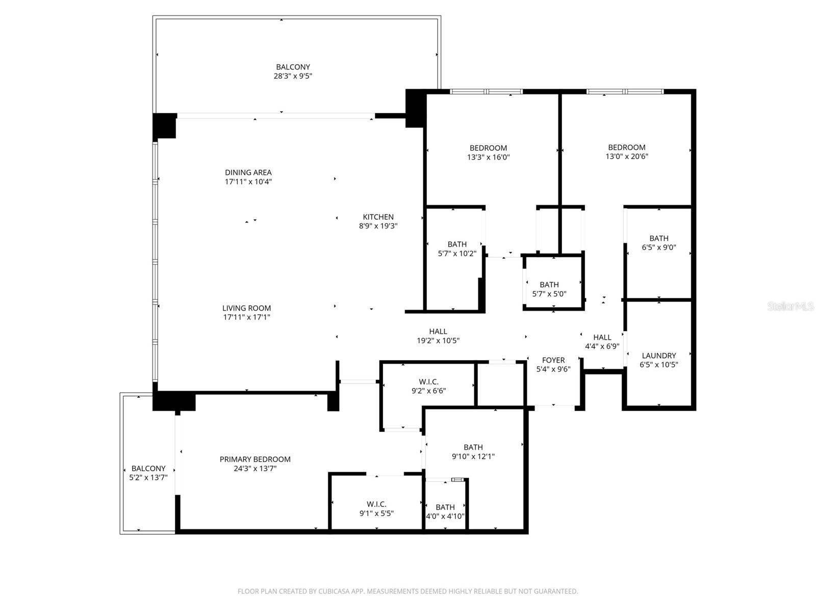 275 1ST AVE S, #2706, St Petersburg, FL 33701 Floorplan