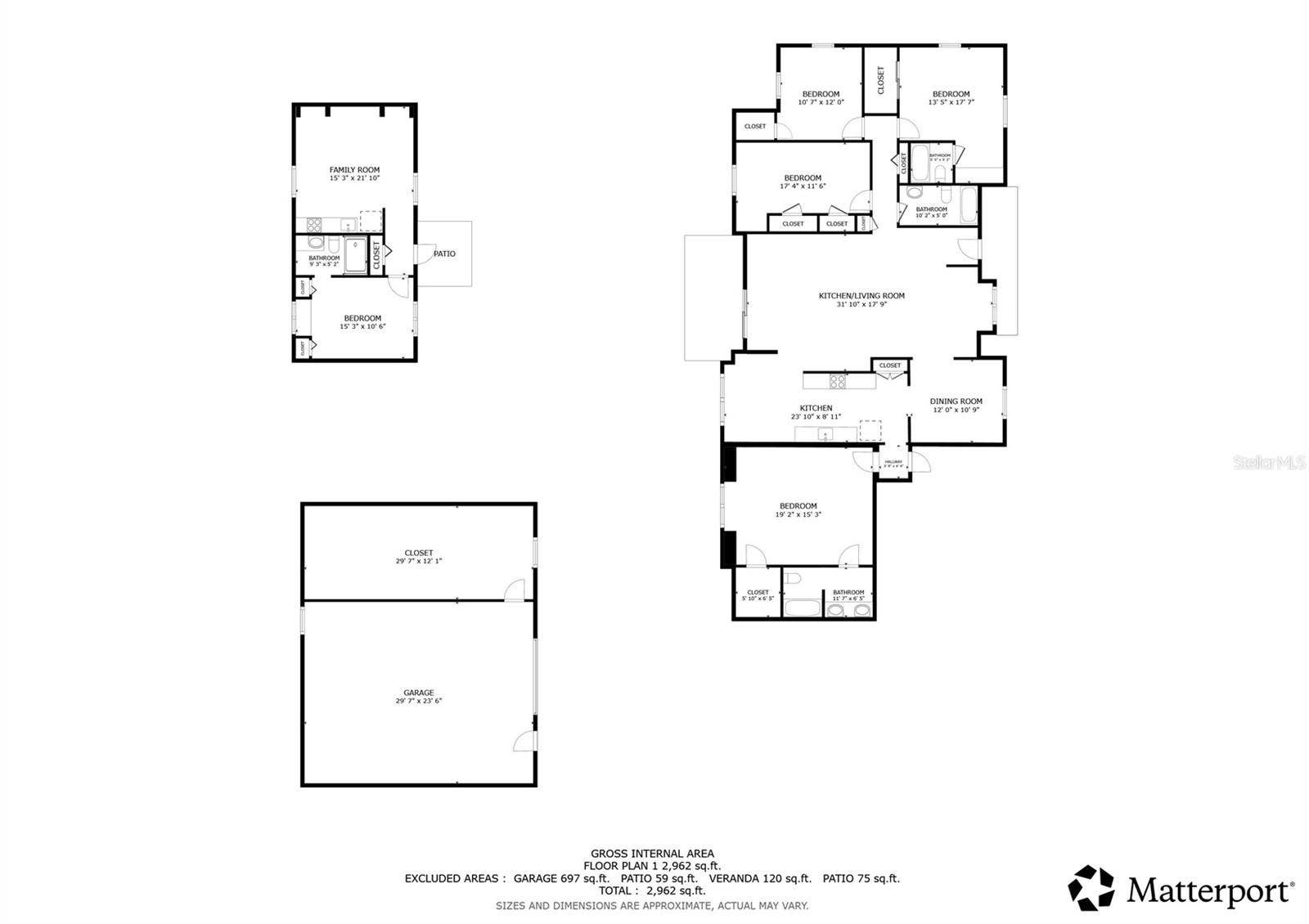 9628 DAVIS ROAD, Tampa, FL 33637 FLOOR PLAN
