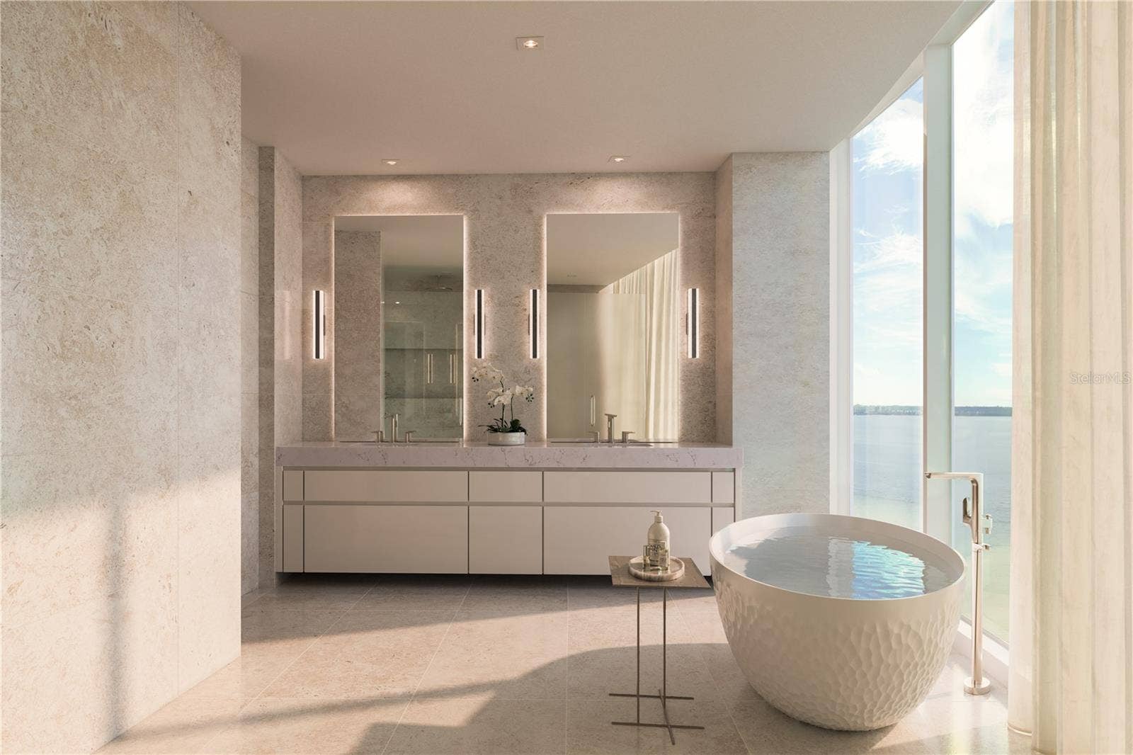 805 S GULFVIEW BOULEVARD, #401B, Clearwater Beach, FL 33767 Primary Bath - To Be Built