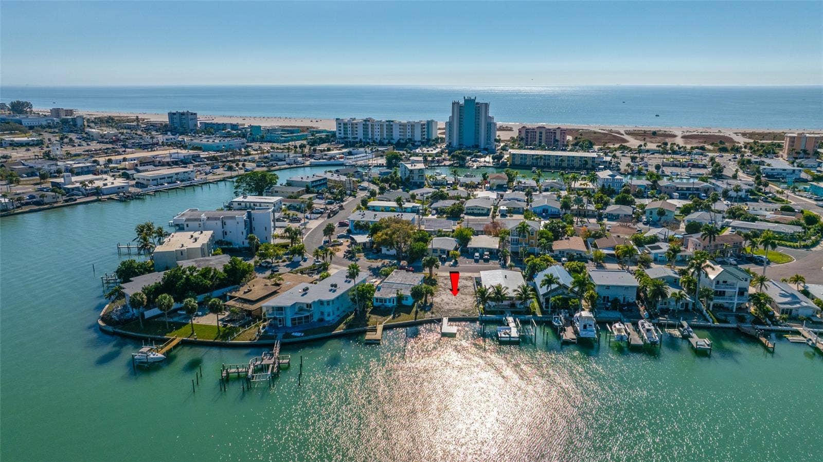 11075 3RD STREET E, Treasure Island, FL 33706 Surrounded by water! Just around the corner from the Gulf.