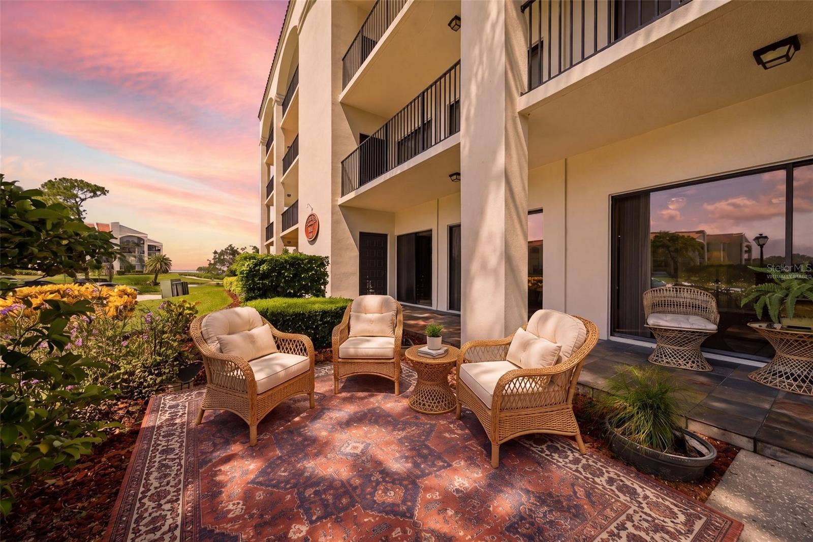 301 MARINER DRIVE, #301, Tarpon Springs, FL 34689 Virtually staged- extended patio