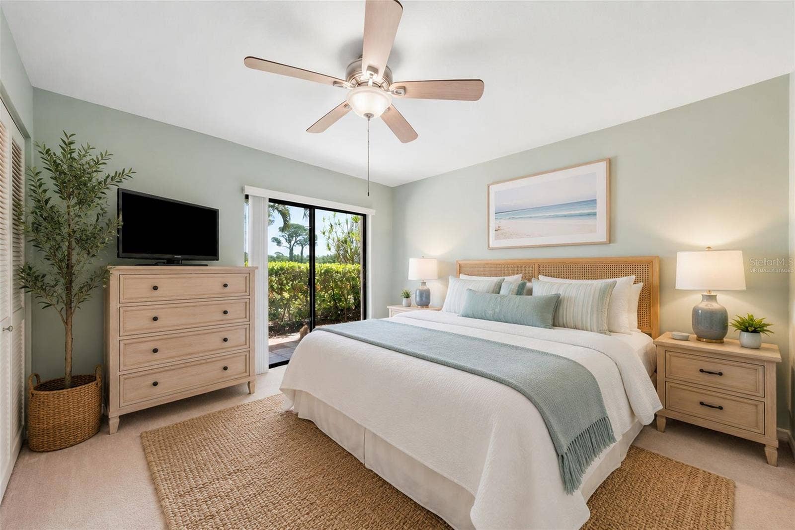301 MARINER DRIVE, #301, Tarpon Springs, FL 34689 Virtually staged- guest bedroom