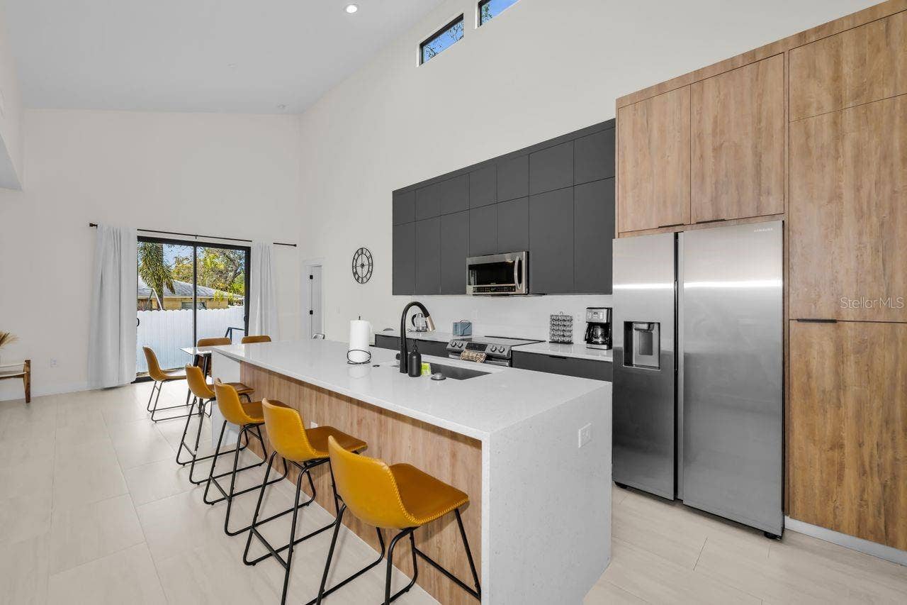 1590 S WASHINGTON AVENUE, Clearwater, FL 33756 Sleek and stylish, this kitchen is ready to serve!