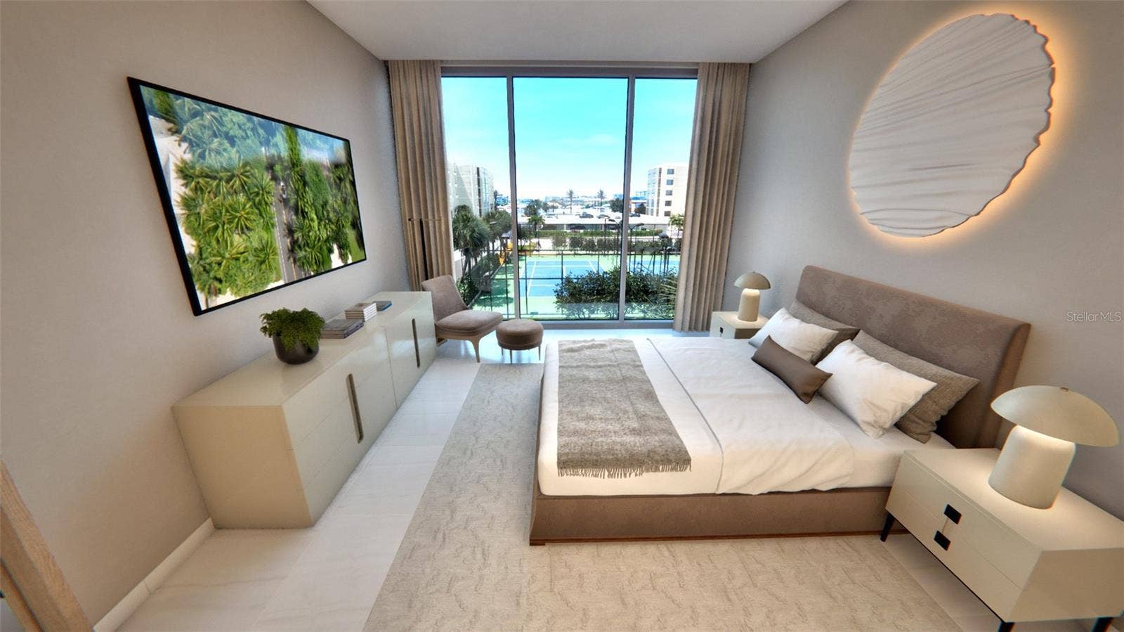 805 S GULFVIEW BOULEVARD, #305B, Clearwater Beach, FL 33767 Secondary Bedroom - To Be Built