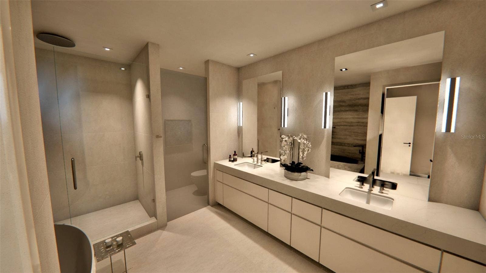 805 S GULFVIEW BOULEVARD, #305B, Clearwater Beach, FL 33767 Primary Bathroom - To Be Built