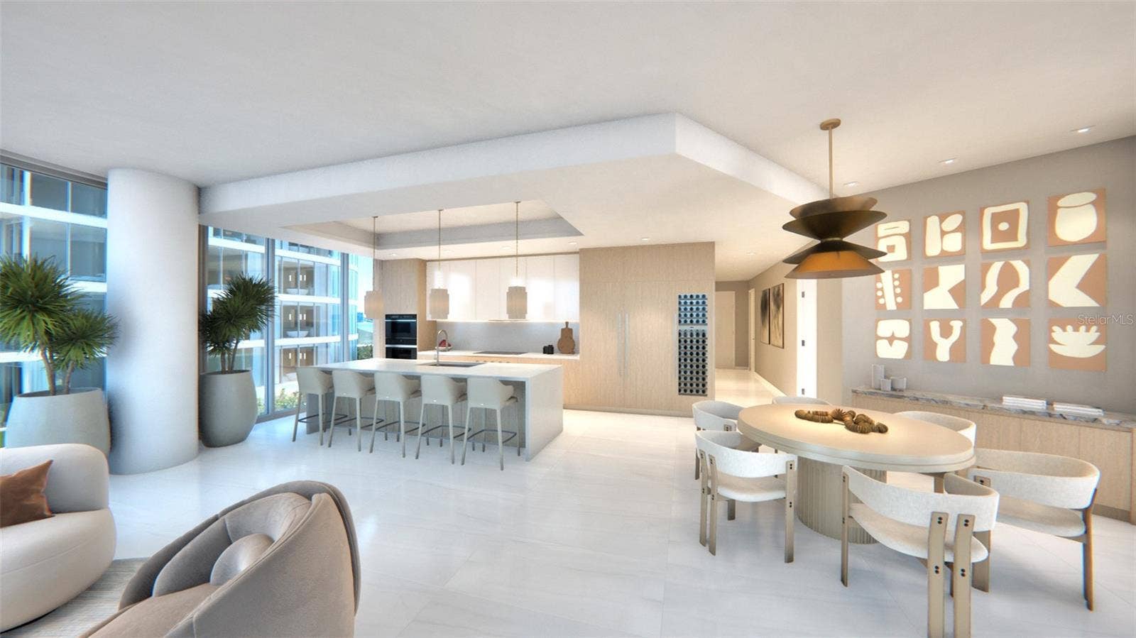 805 S GULFVIEW BOULEVARD, #407A, Clearwater Beach, FL 33767 Kitchen/Dining - To Be Built