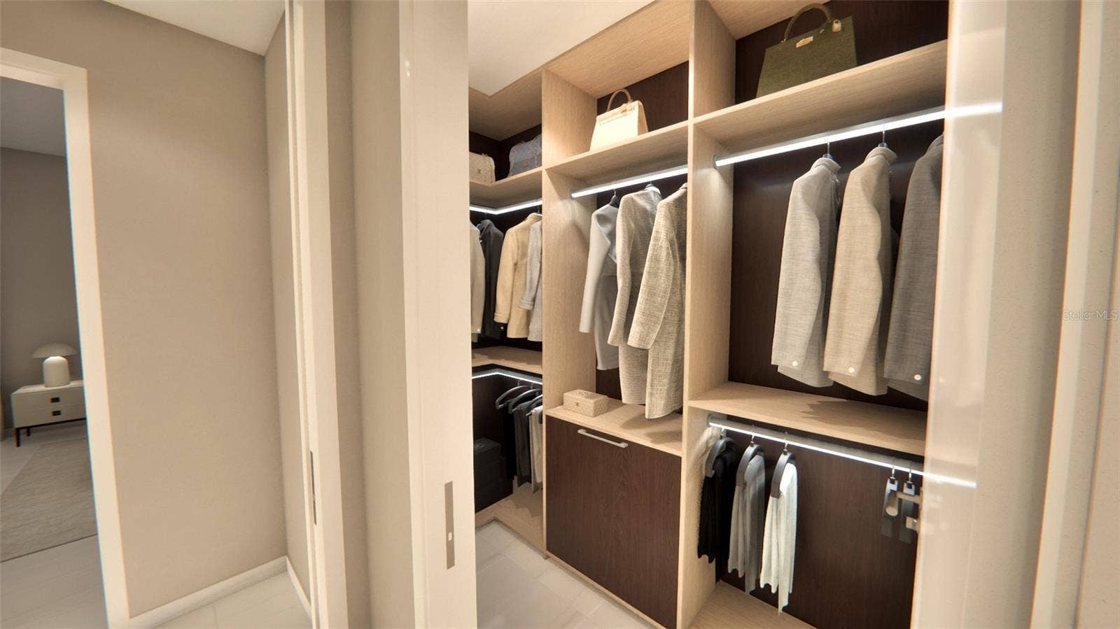 805 S GULFVIEW BOULEVARD, #407A, Clearwater Beach, FL 33767 Closet - To Be Built