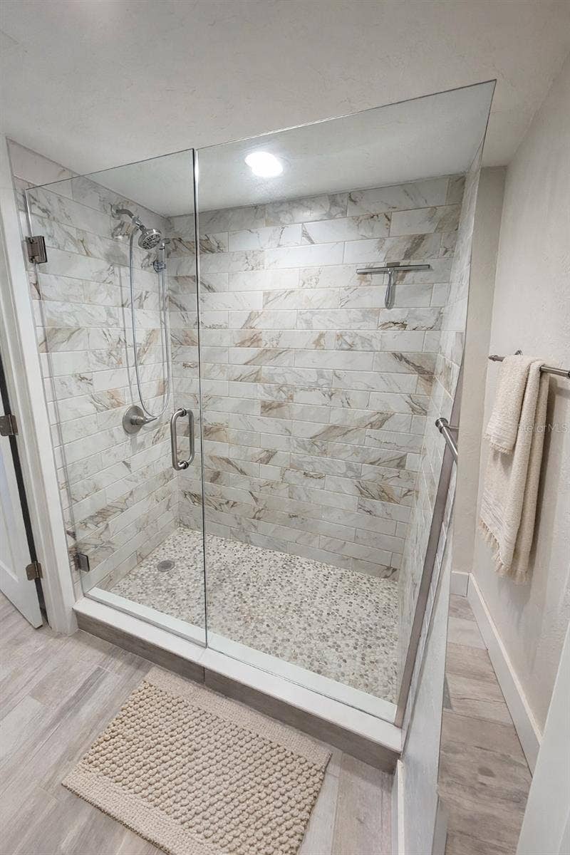 500 TREASURE ISLAND CAUSEWAY, #106, Treasure Island, FL 33706 Master bath walk in shower