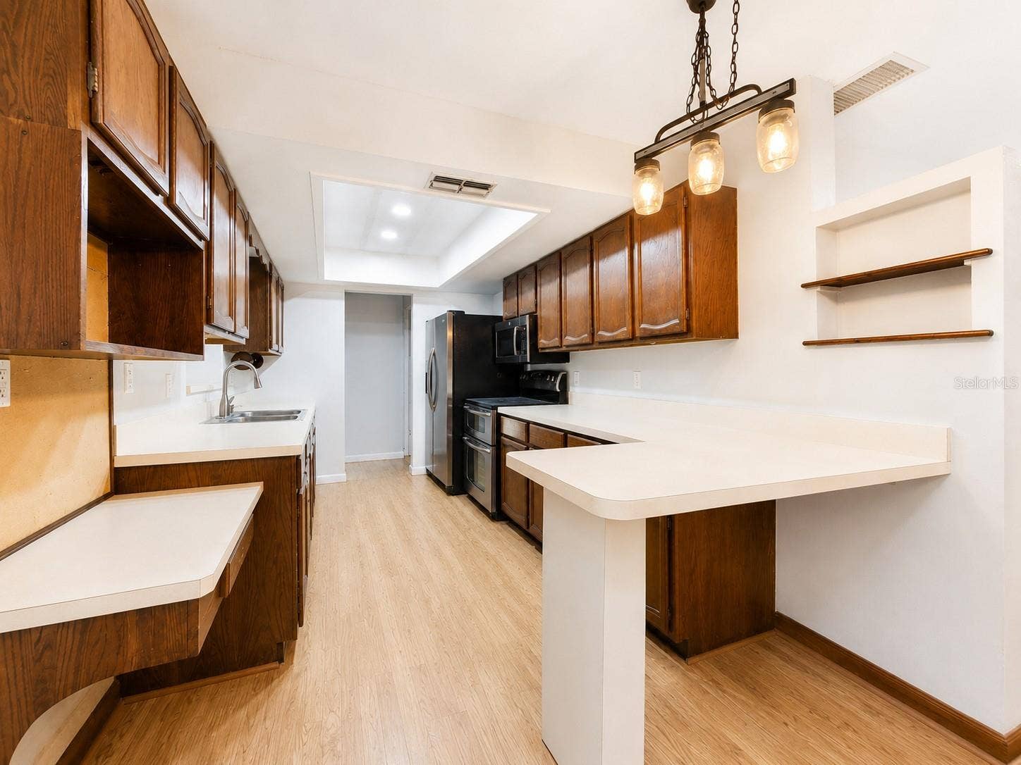 5967 102ND AVENUE N, Pinellas Park, FL 33782 Kitchen with new recessed lighting 6/2026
