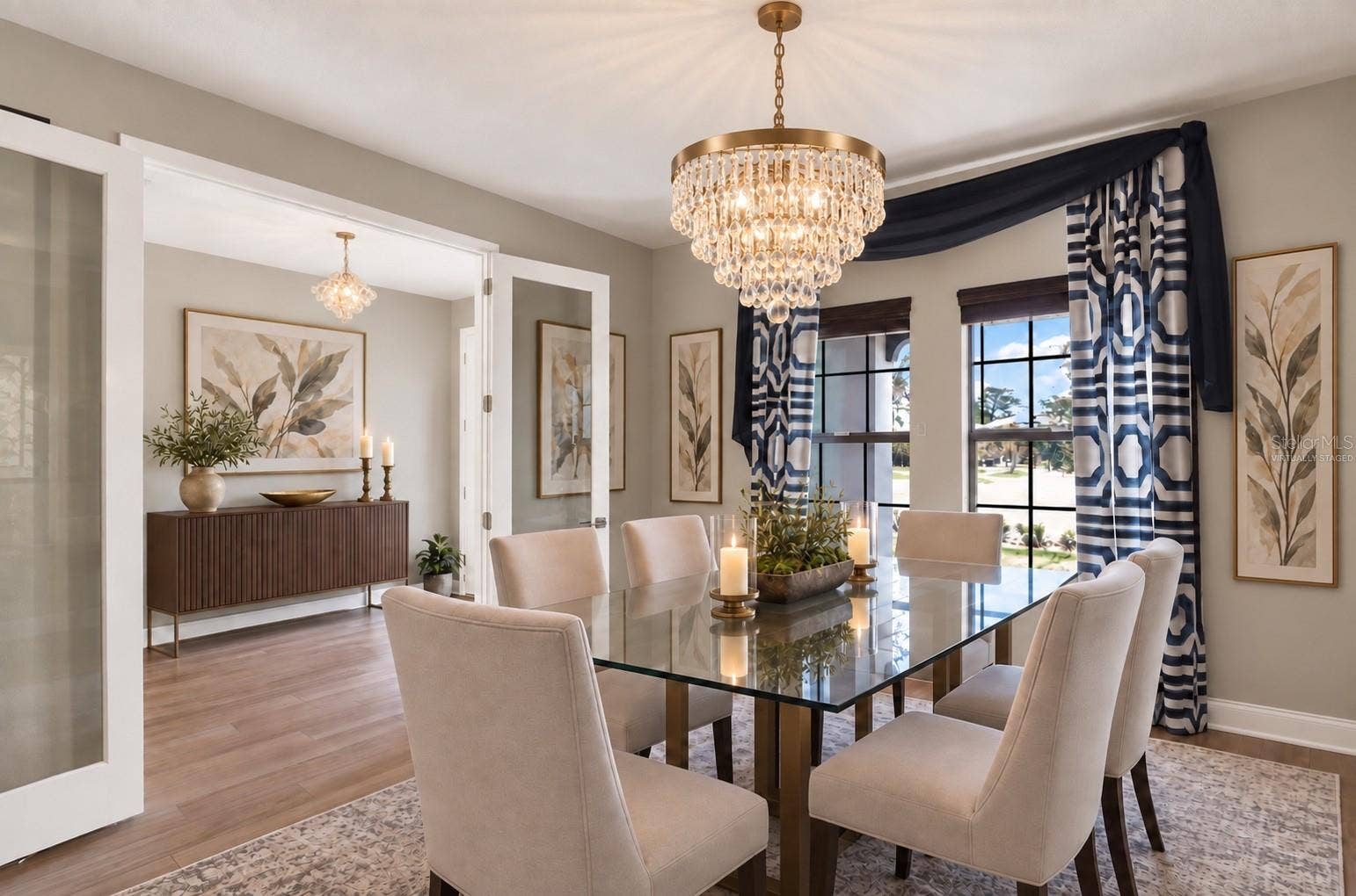 13113 WILDFLOWER MEADOW DRIVE, Riverview, FL 33579 Virtually Staged - Dining Room Design Option