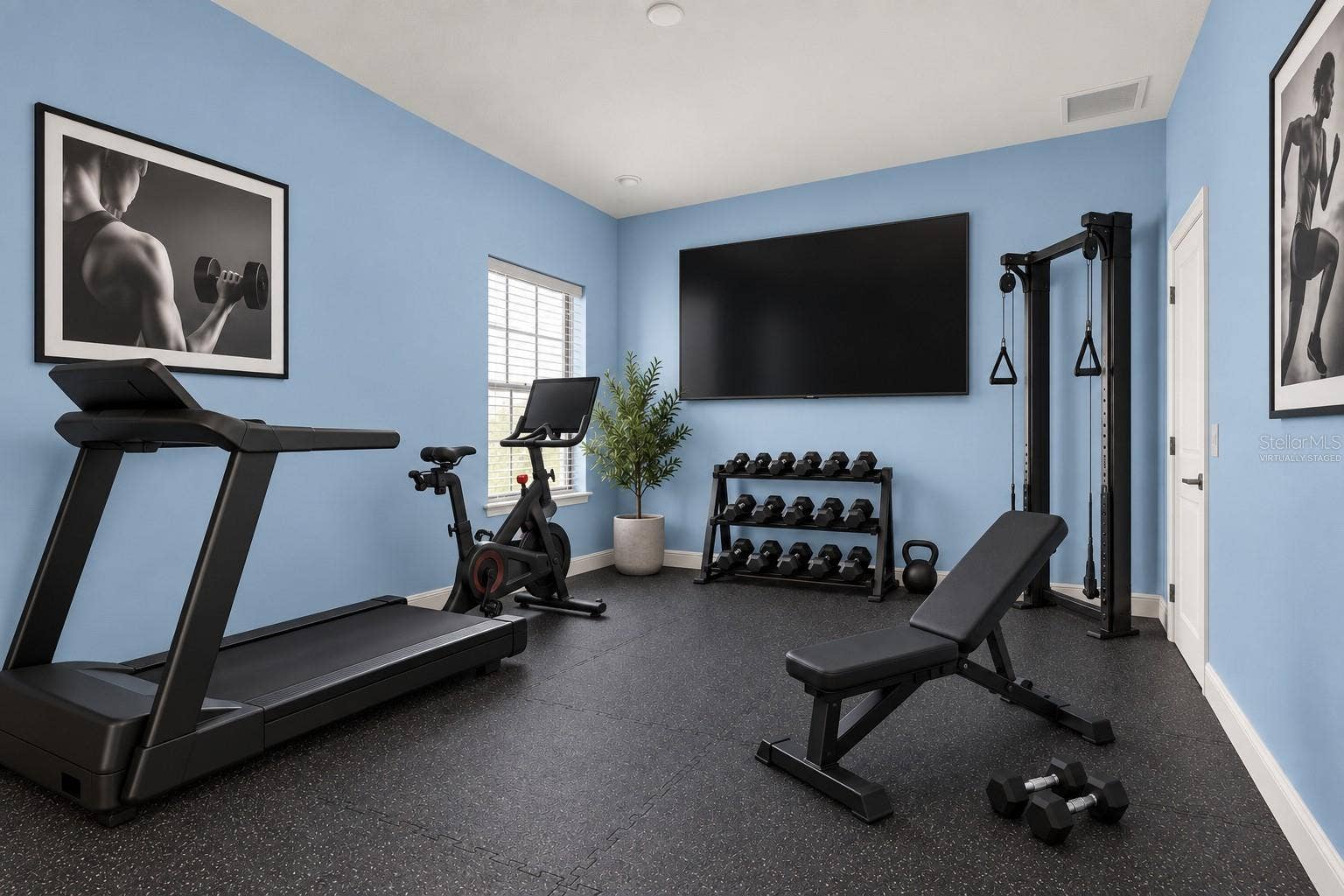 13113 WILDFLOWER MEADOW DRIVE, Riverview, FL 33579 Virtually Staged - 1st Floor Home Gym Option