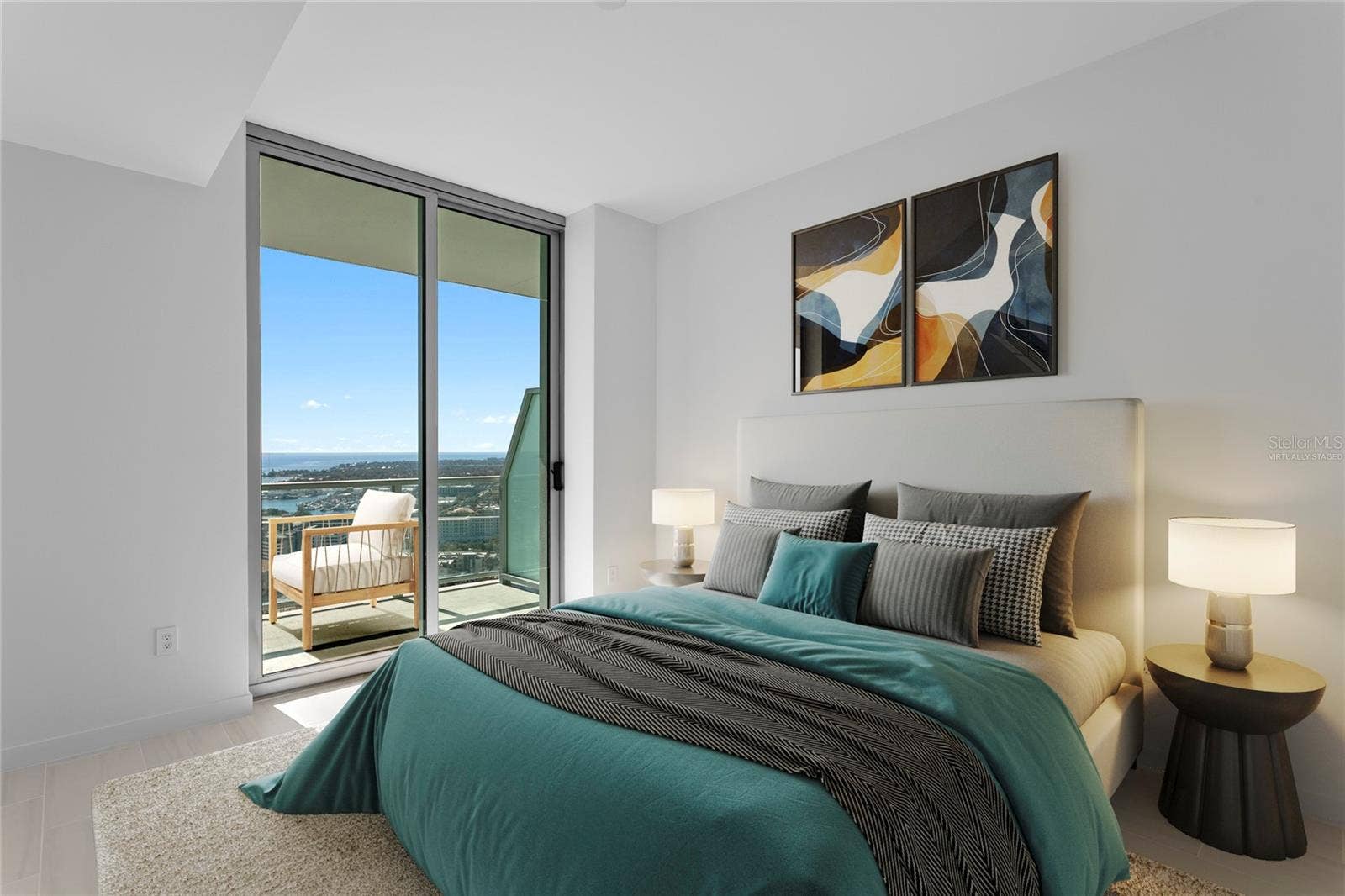 400 CENTRAL AVENUE, #2806, St Petersburg, FL 33701 Virtually Staged -Bedroom 3