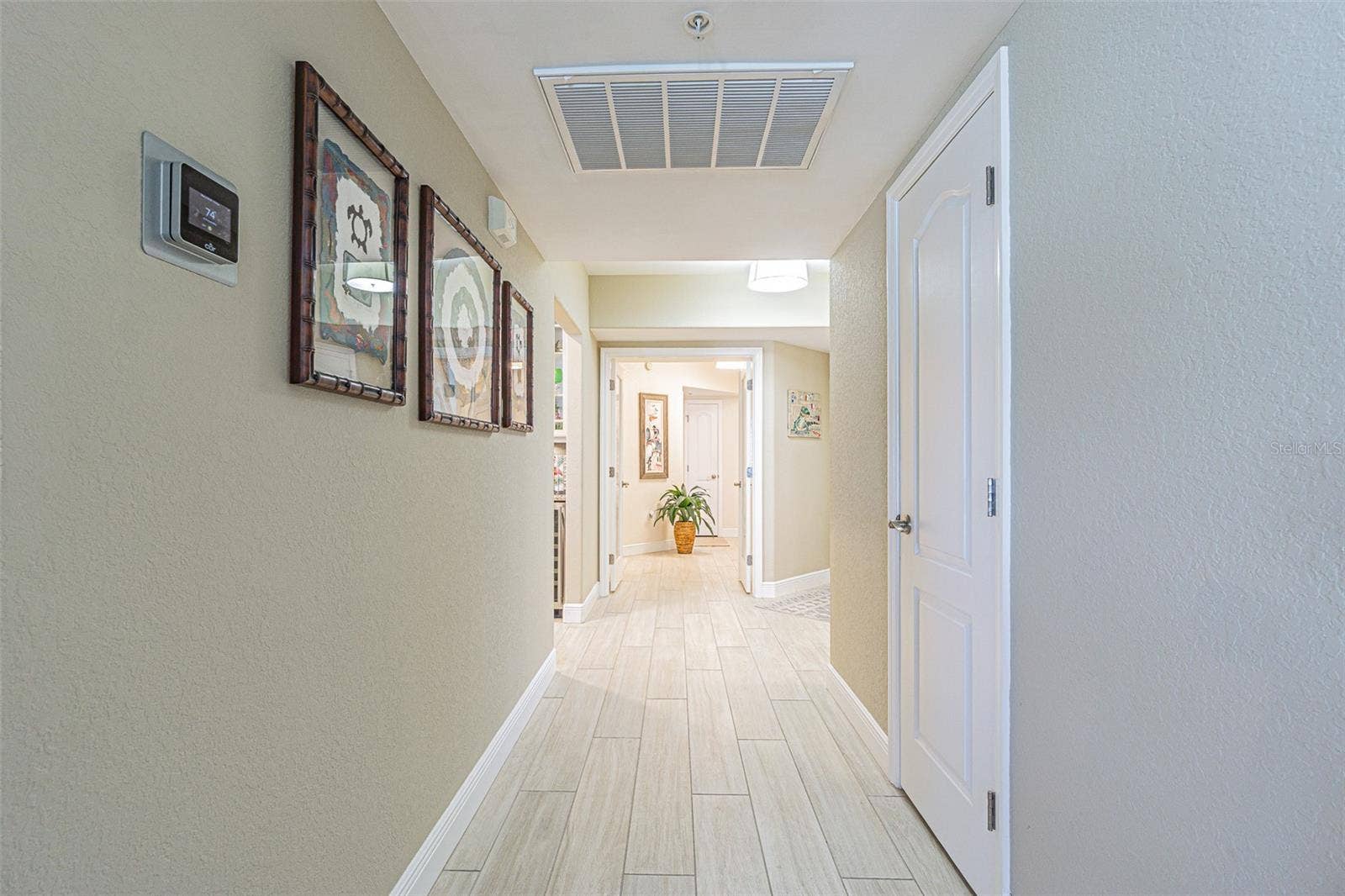 200 121ST AVENUE, #304, Treasure Island, FL 33706 Hall from Main Living to Frt Door