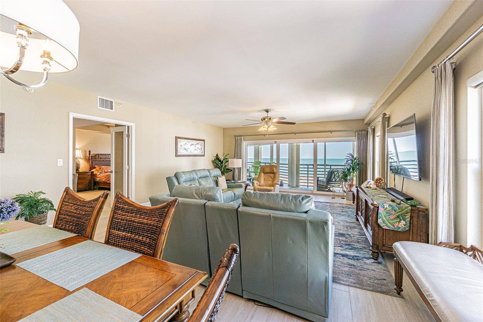 200 121ST AVENUE, #304, Treasure Island, FL 33706 Dining-Living-Balcony