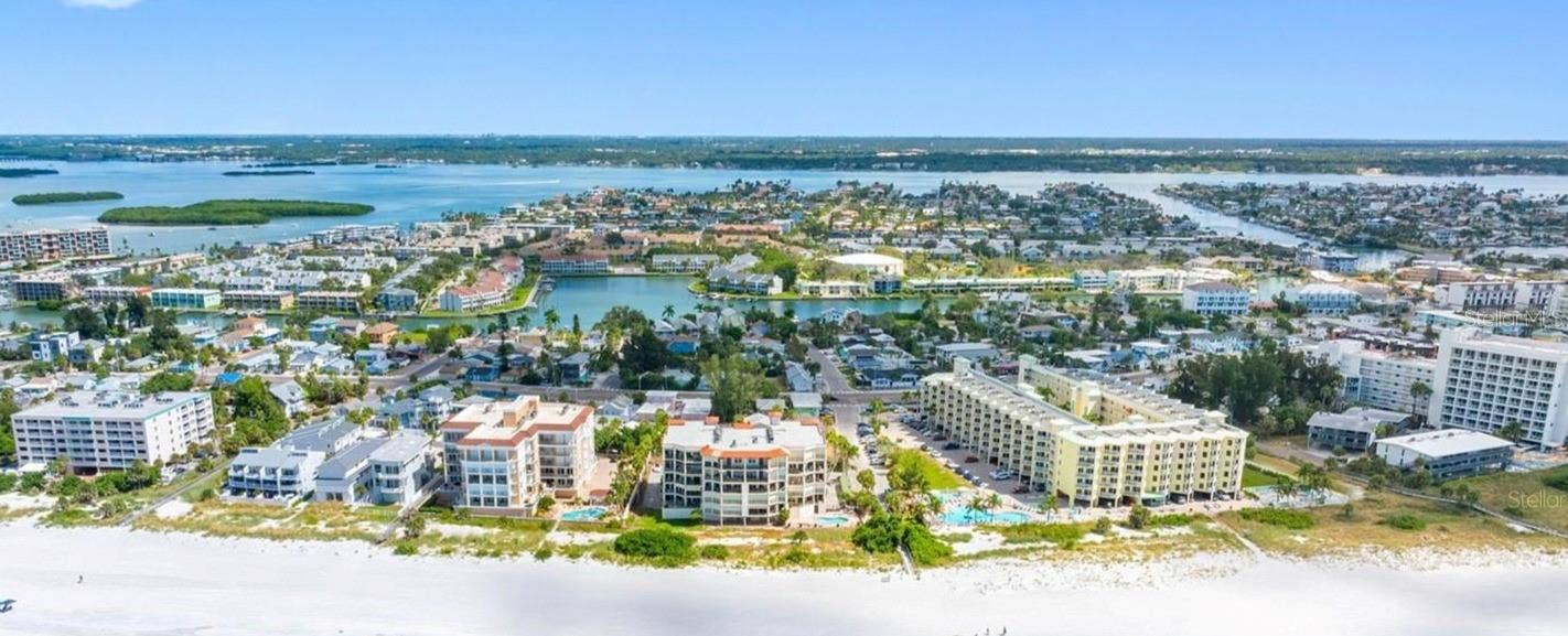 200 121ST AVENUE, #304, Treasure Island, FL 33706 Above from the Gulf