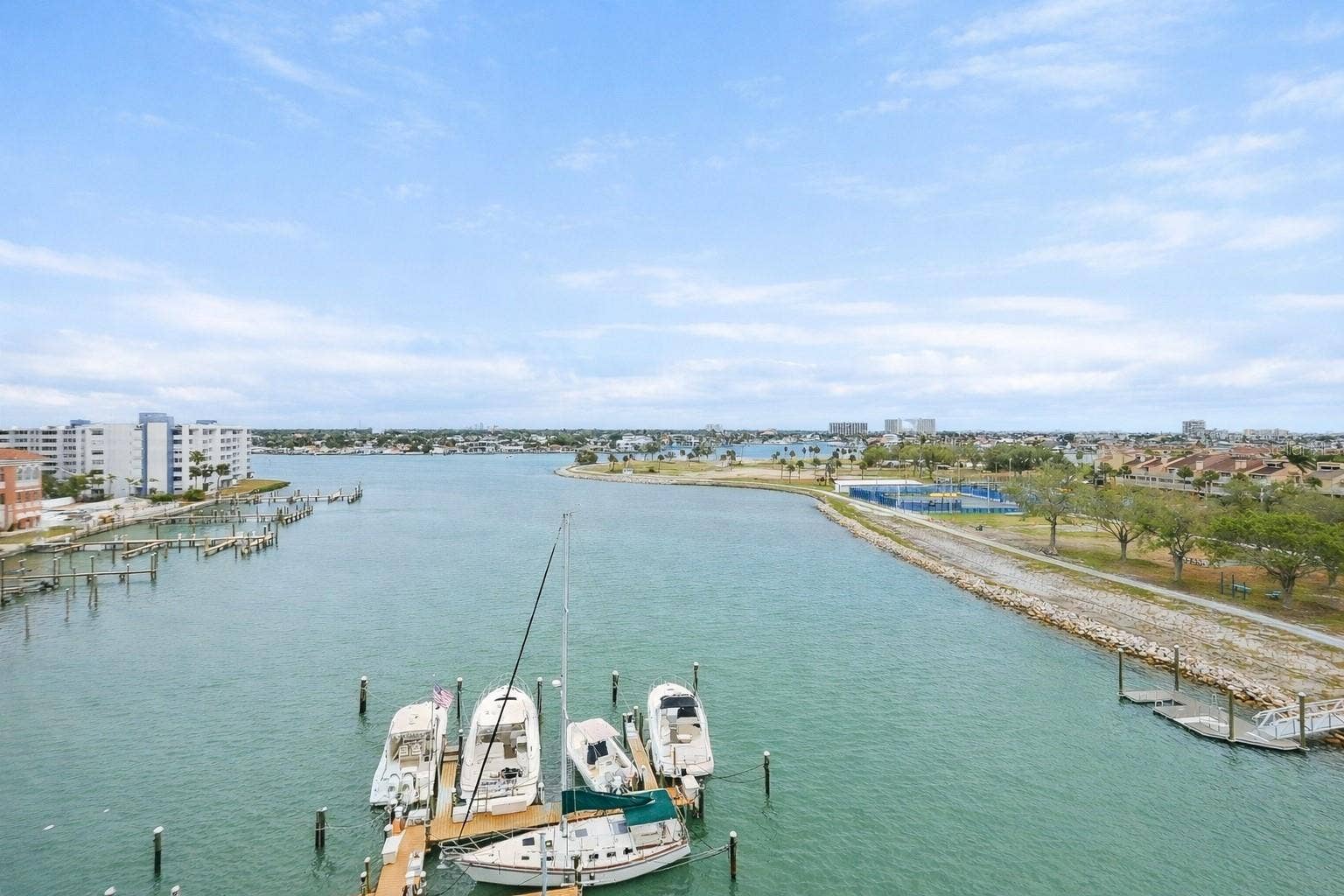 10355 PARADISE BOULEVARD, #608, Treasure Island, FL 33706 View from balcony
