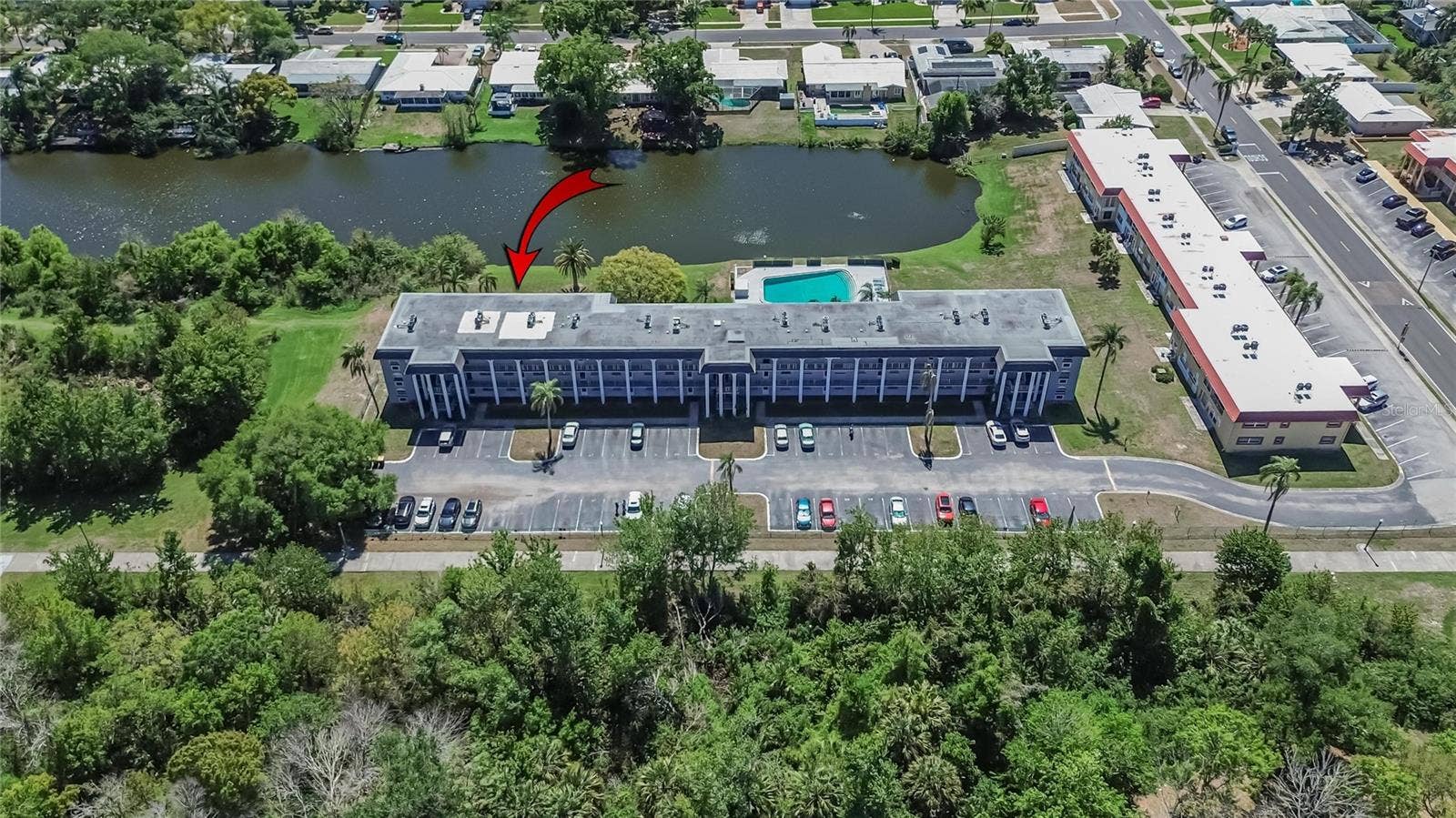 1303 S HERCULES AVENUE, #2, Clearwater, FL 33764 Pool View