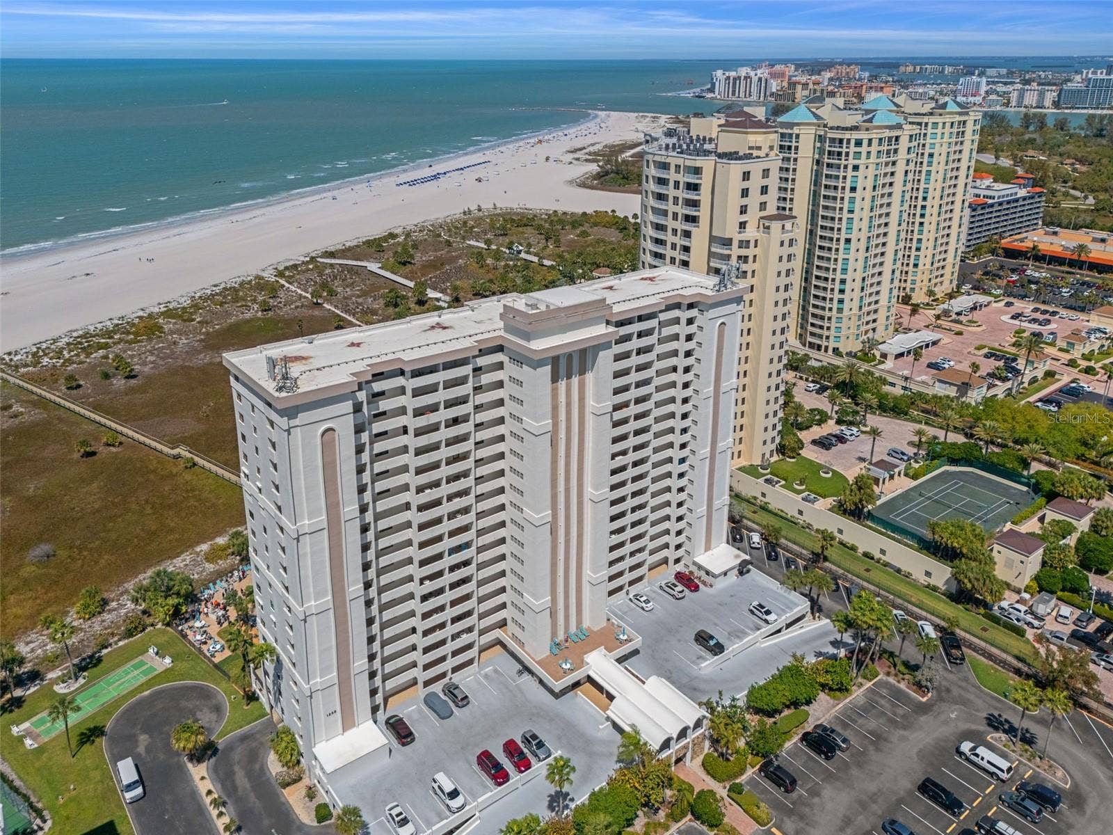 1230 GULF BOULEVARD, #303, Clearwater Beach, FL 33767 Only a short drive over the bridge and around to Clearwater Beach -Home of the Famous Frenchy's Grouper sandwich!