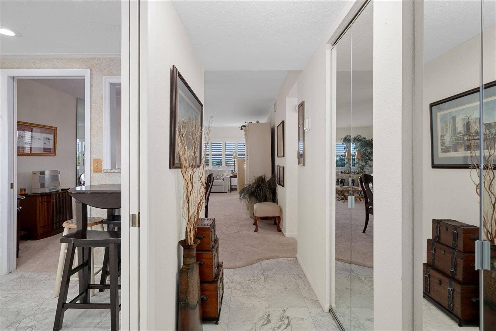 1230 GULF BOULEVARD, #303, Clearwater Beach, FL 33767 Enter unit into foyer or step into kitchen on the left
