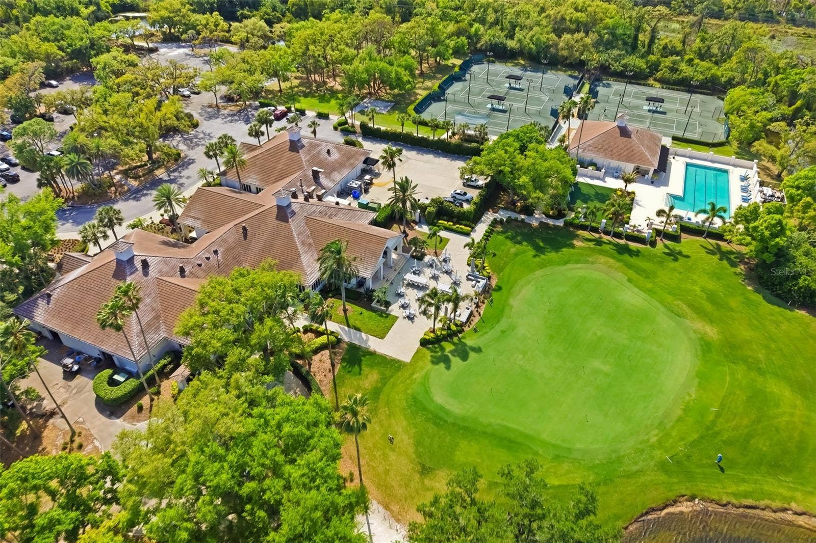 10107 CARNOUSTIE PLACE, Bradenton, FL 34211 Aerial View of Country Club