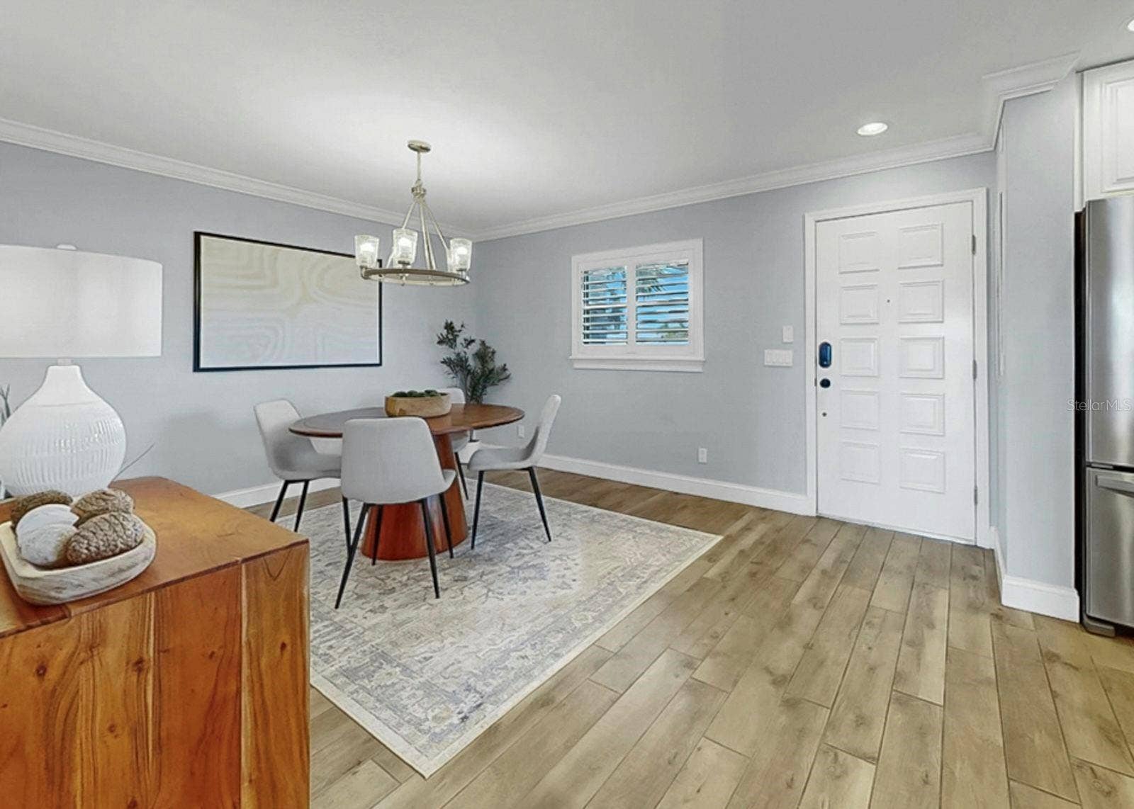 626 YARDARM DRIVE, #13, Apollo Beach, FL 33572 Dining Room/Carport Door