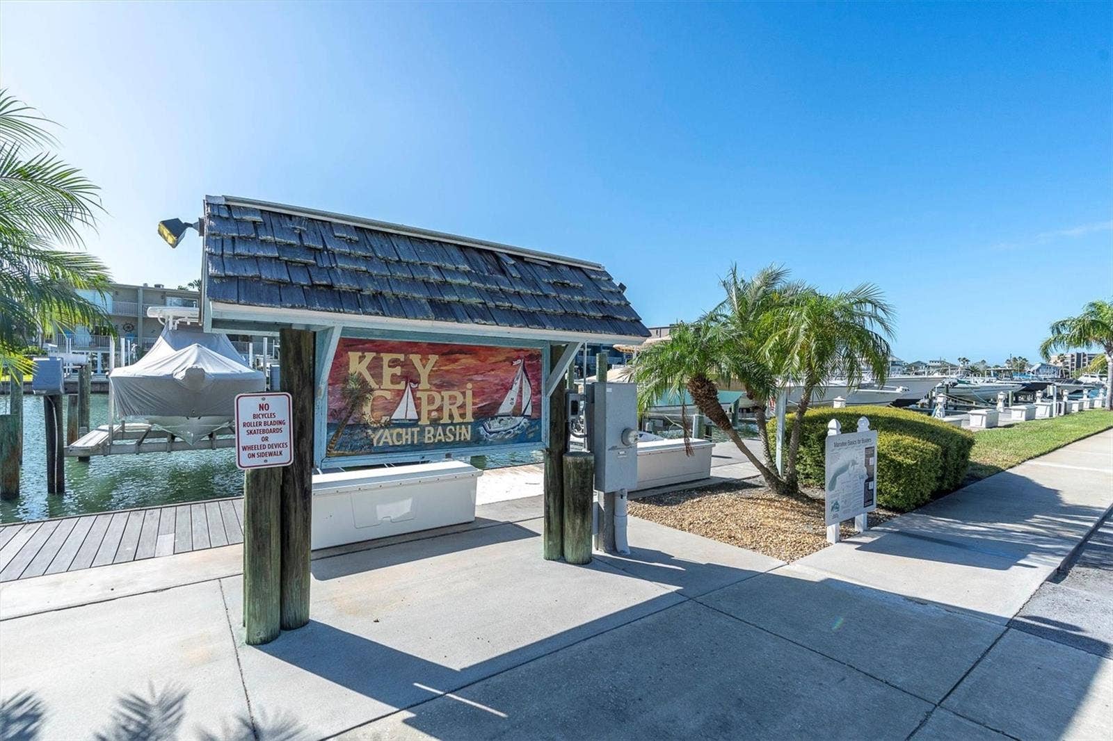 1 KEY CAPRI, #102E, Treasure Island, FL 33706 Private Marina