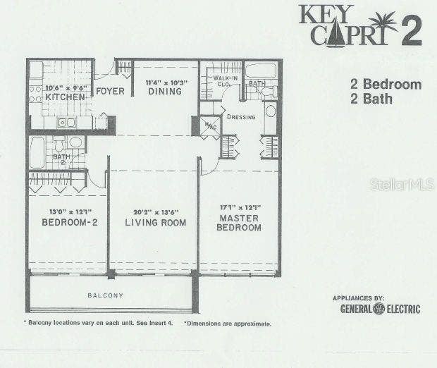 1 KEY CAPRI, #102E, Treasure Island, FL 33706 Kitchen has been OPENED UP - no foyer now - Kitchen OPENS to Dining Area and Living Room. BR paln is still SPLIT and being at Plaza Deck Level ALL ROOMS have Balcony Access