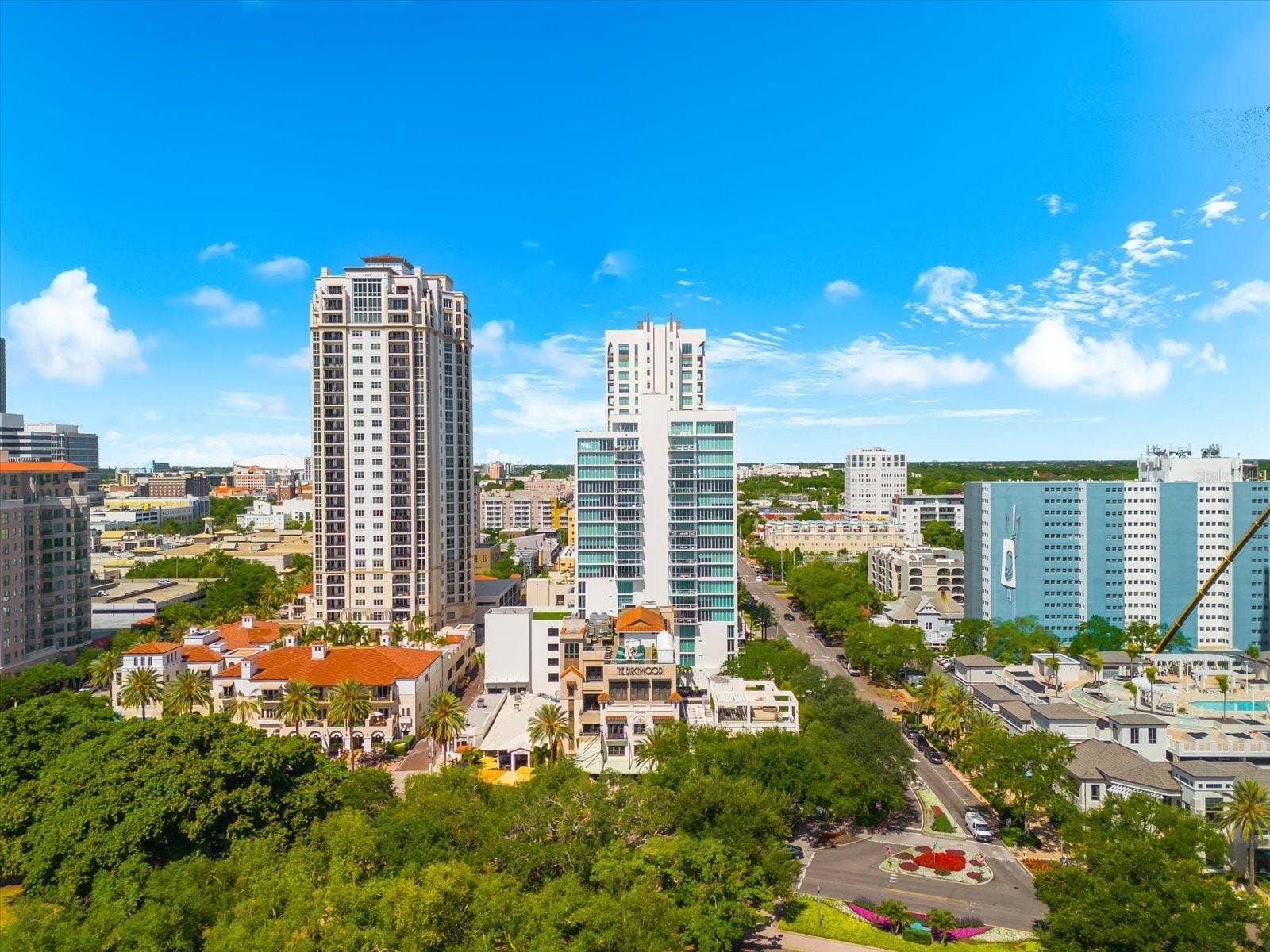 176 4TH AVENUE NE, #201, St Petersburg, FL 33701 Aerial Water and Building Views