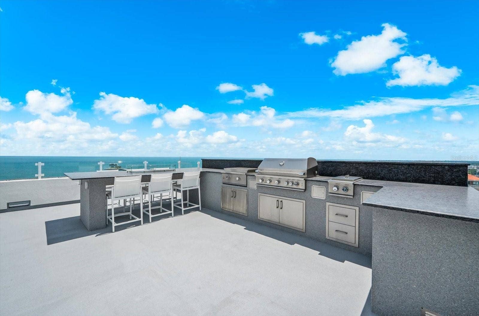 176 4TH AVENUE NE, #201, St Petersburg, FL 33701 Rooftop Outdoor Kitchen and Barbecue area