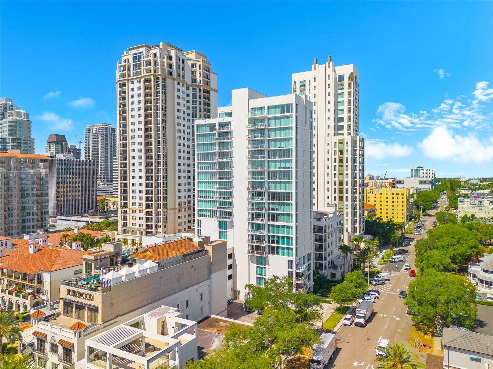 176 4TH AVENUE NE, #201, St Petersburg, FL 33701 Aerial Water and Building Views