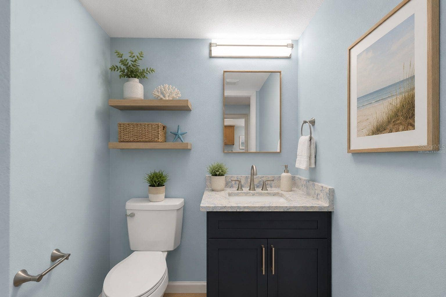 450 TREASURE ISLAND CAUSEWAY, #102, Treasure Island, FL 33706 2nd bath virtually staged