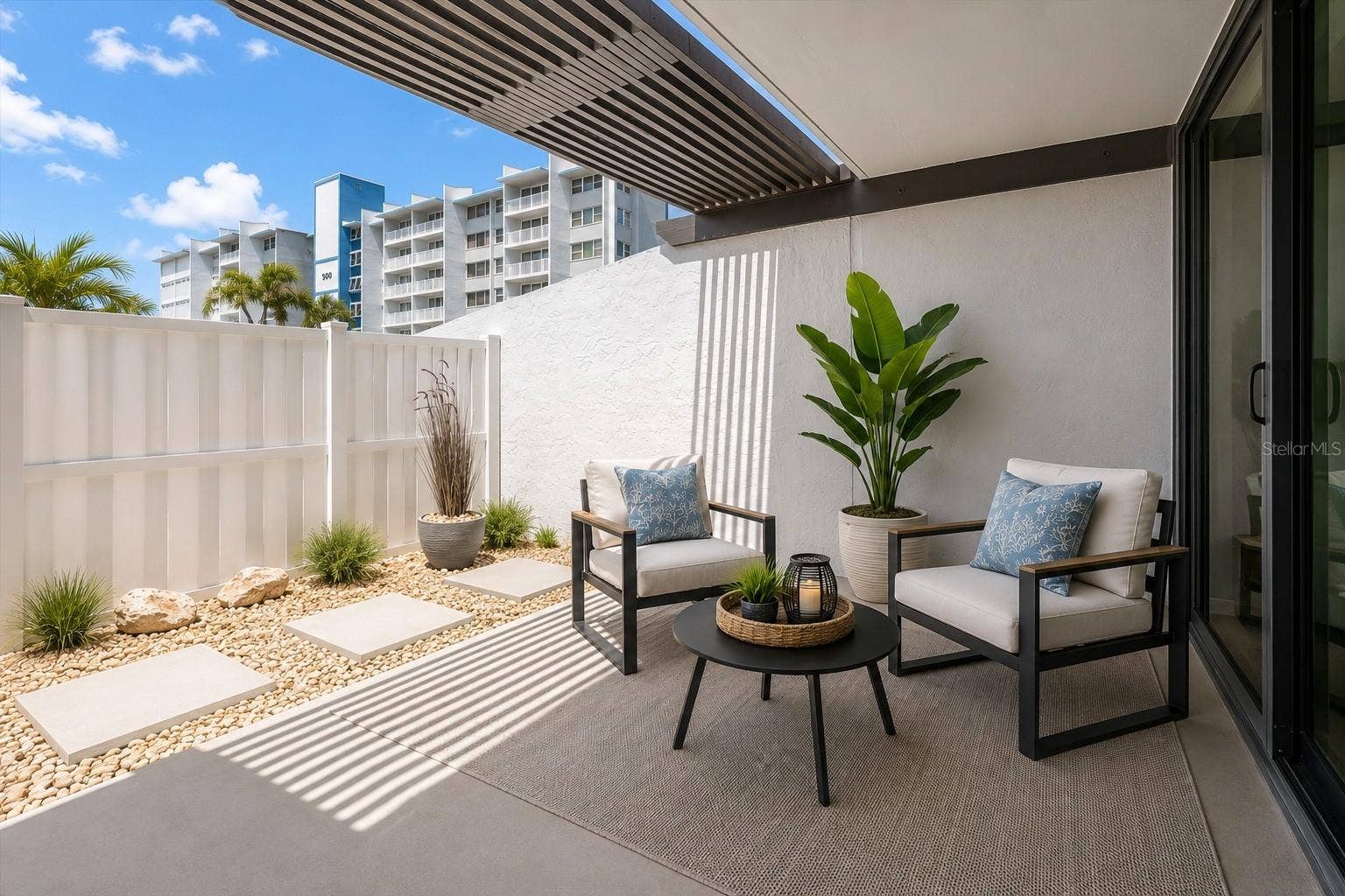 450 TREASURE ISLAND CAUSEWAY, #102, Treasure Island, FL 33706 Covered Patio 16 x 9