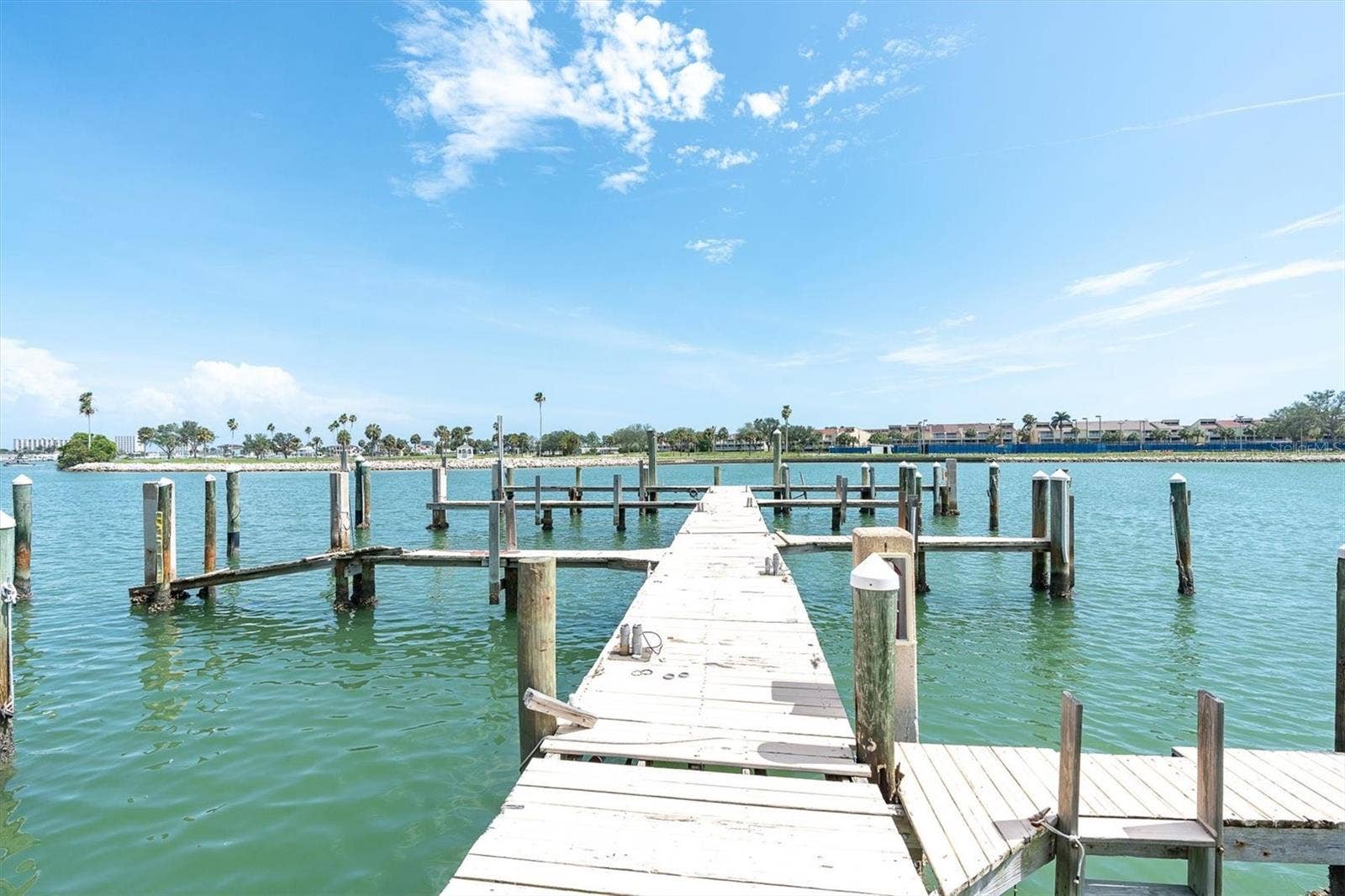 450 TREASURE ISLAND CAUSEWAY, #102, Treasure Island, FL 33706 Docks behind Bldg & adjacent