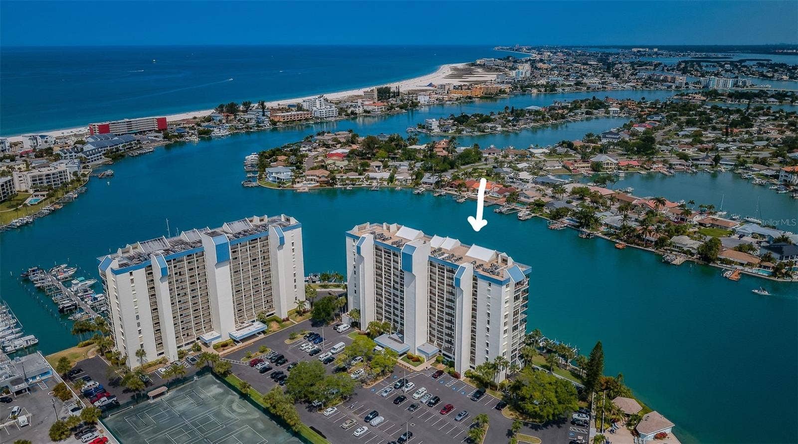 The Intrepid bulding at the Yacht & Tennis Club of St. Pete Beach