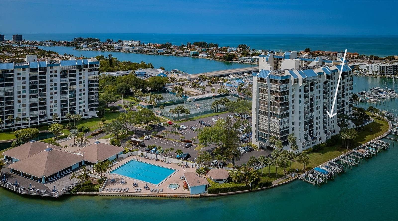 Waterfront Clubhouse & Pool area!