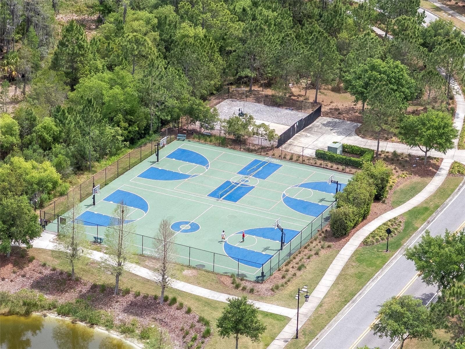 4170 BARLETTA COURT, Wesley Chapel, FL 33543 Estancia Basketball and Pickleball courts