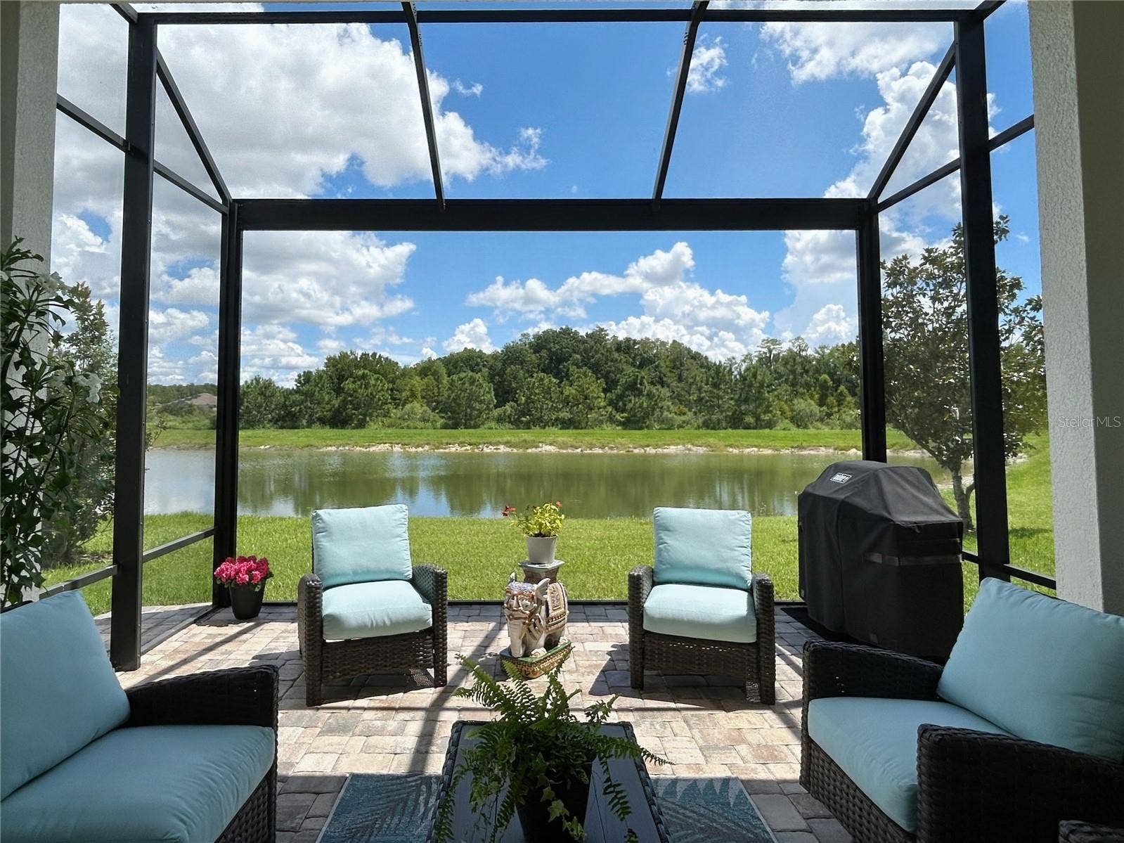 4170 BARLETTA COURT, Wesley Chapel, FL 33543 Lanai with Panoramic screen