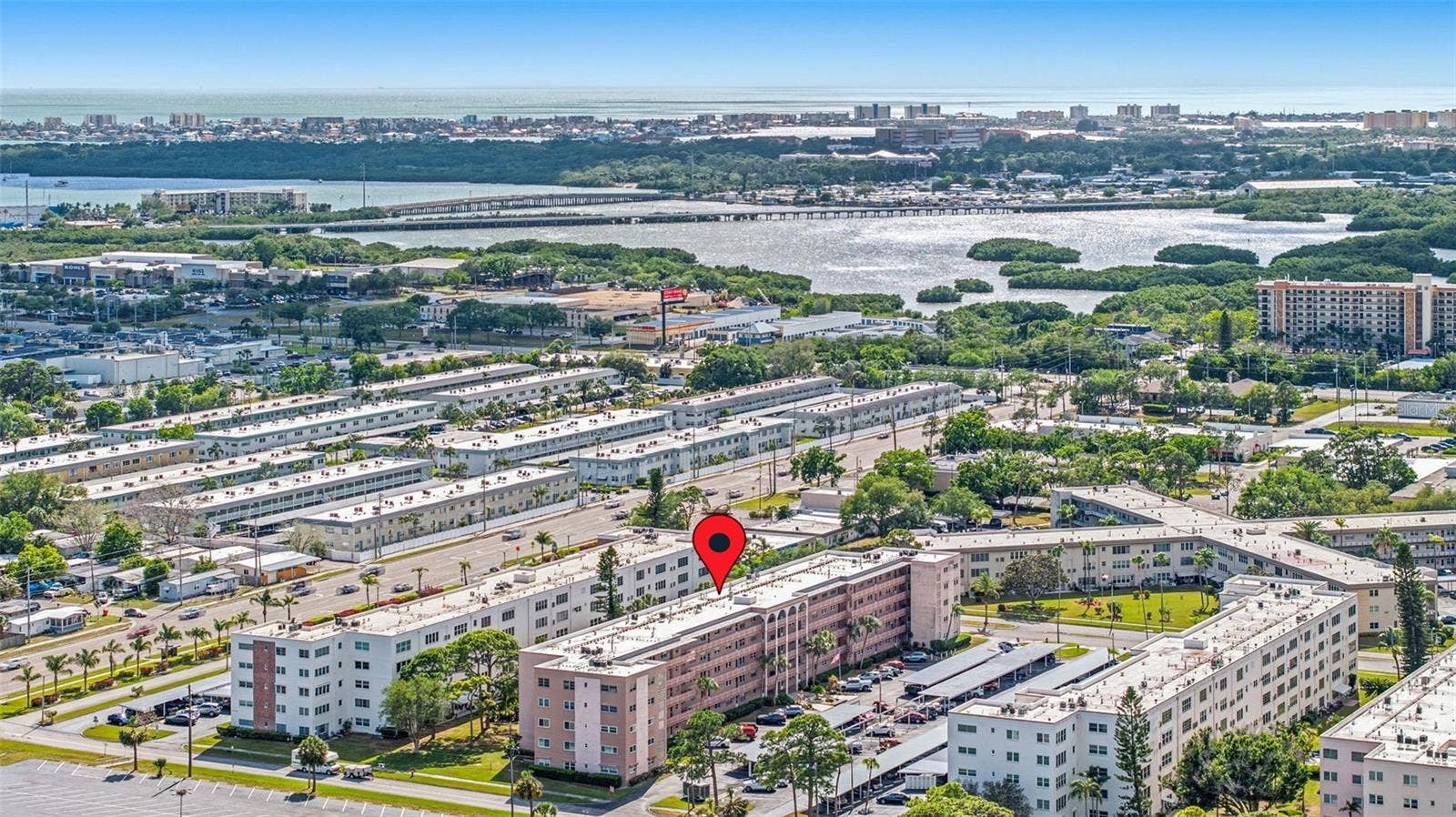 5521 80TH STREET N, #212, St Petersburg, FL 33709 Aerial showing proximity to surrounding area