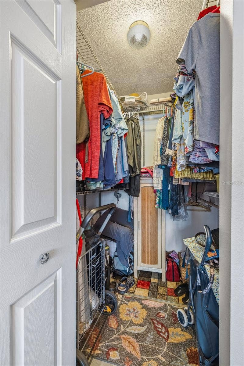 5521 80TH STREET N, #212, St Petersburg, FL 33709 Walk in closet with built in shelving